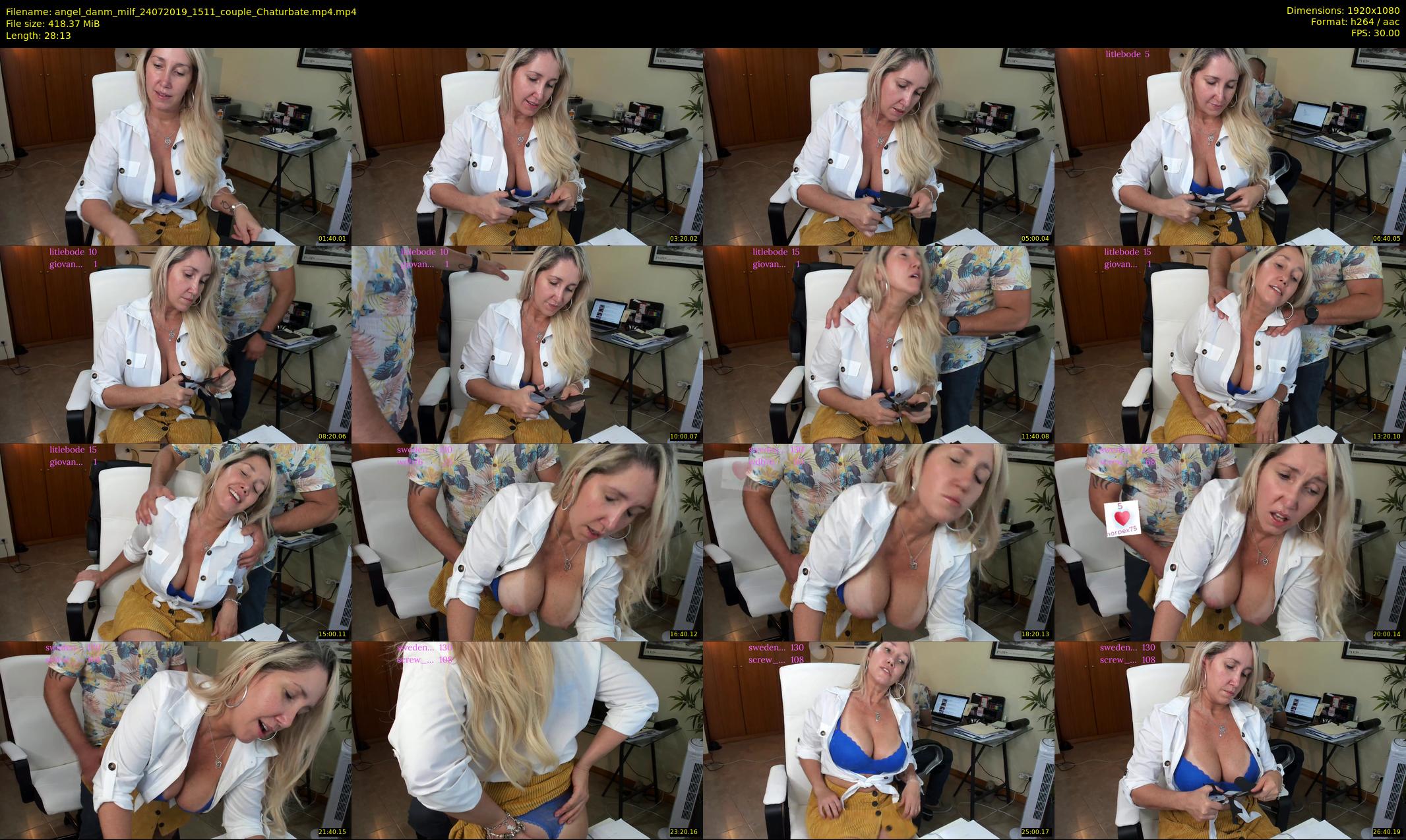 angel_danm_milf — 29 minute Chaturbate female cam show recording, 1080p, Jul 24, 2019