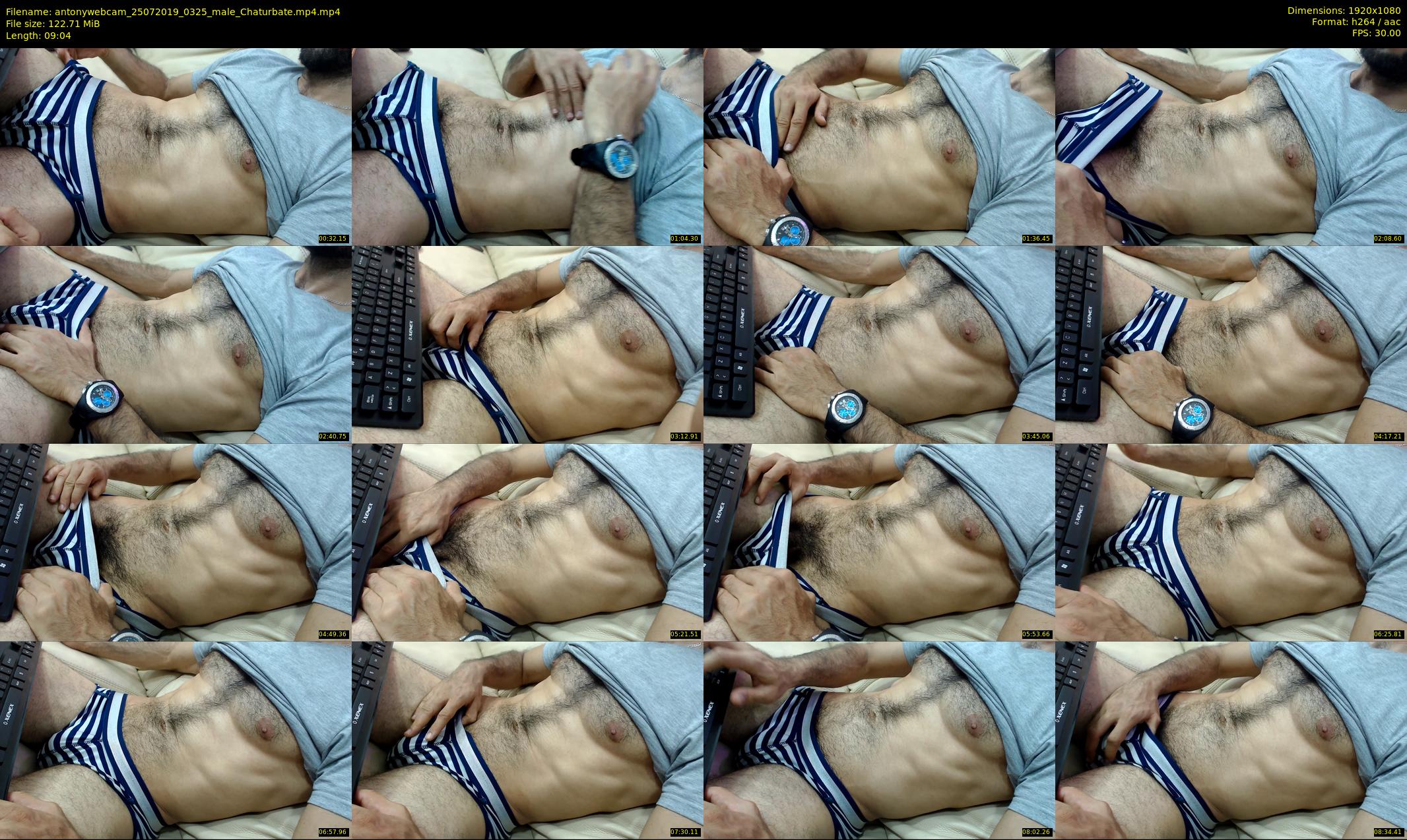 antonywebcam — 10 minute Chaturbate male cam show recording, 1080p, Jul 25, 2019
