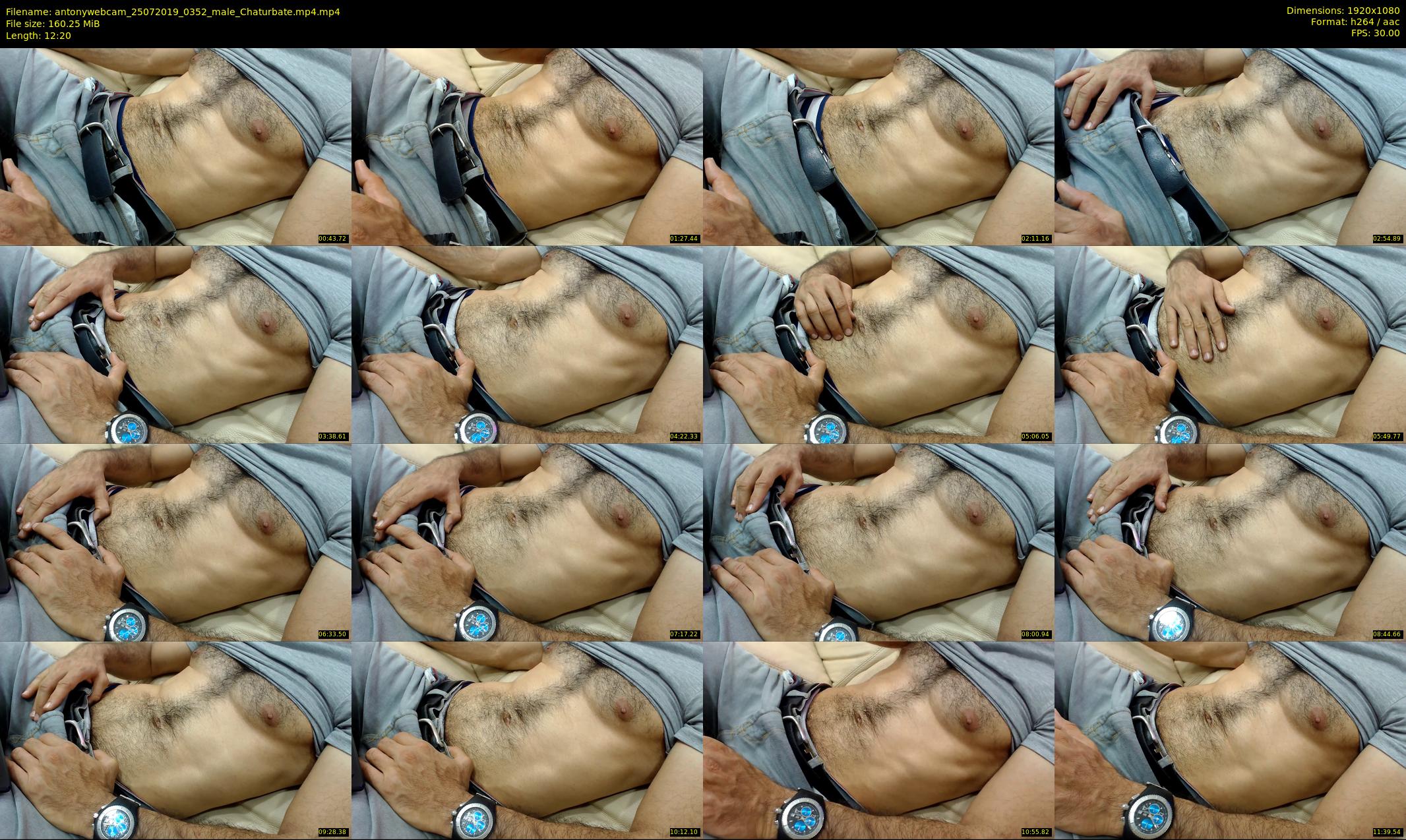 antonywebcam — 13 minute Chaturbate male cam show recording, 1080p, Jul 25, 2019