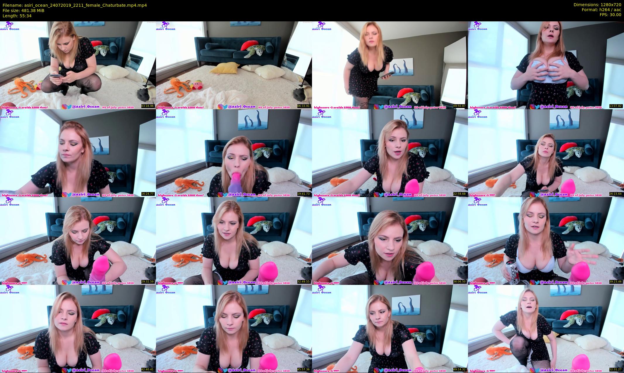 asiri_ocean — 56 minute Chaturbate female cam show recording, 720p, Jul 24, 2019