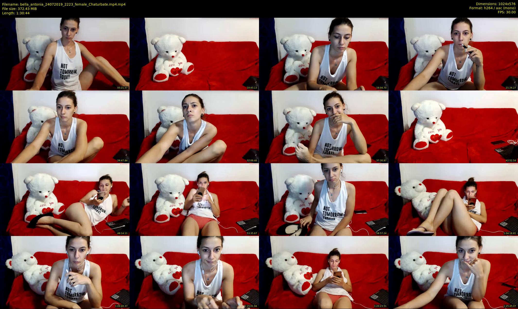 bella_antonia — 91 minute Chaturbate female cam show recording, 480p, Jul 24, 2019