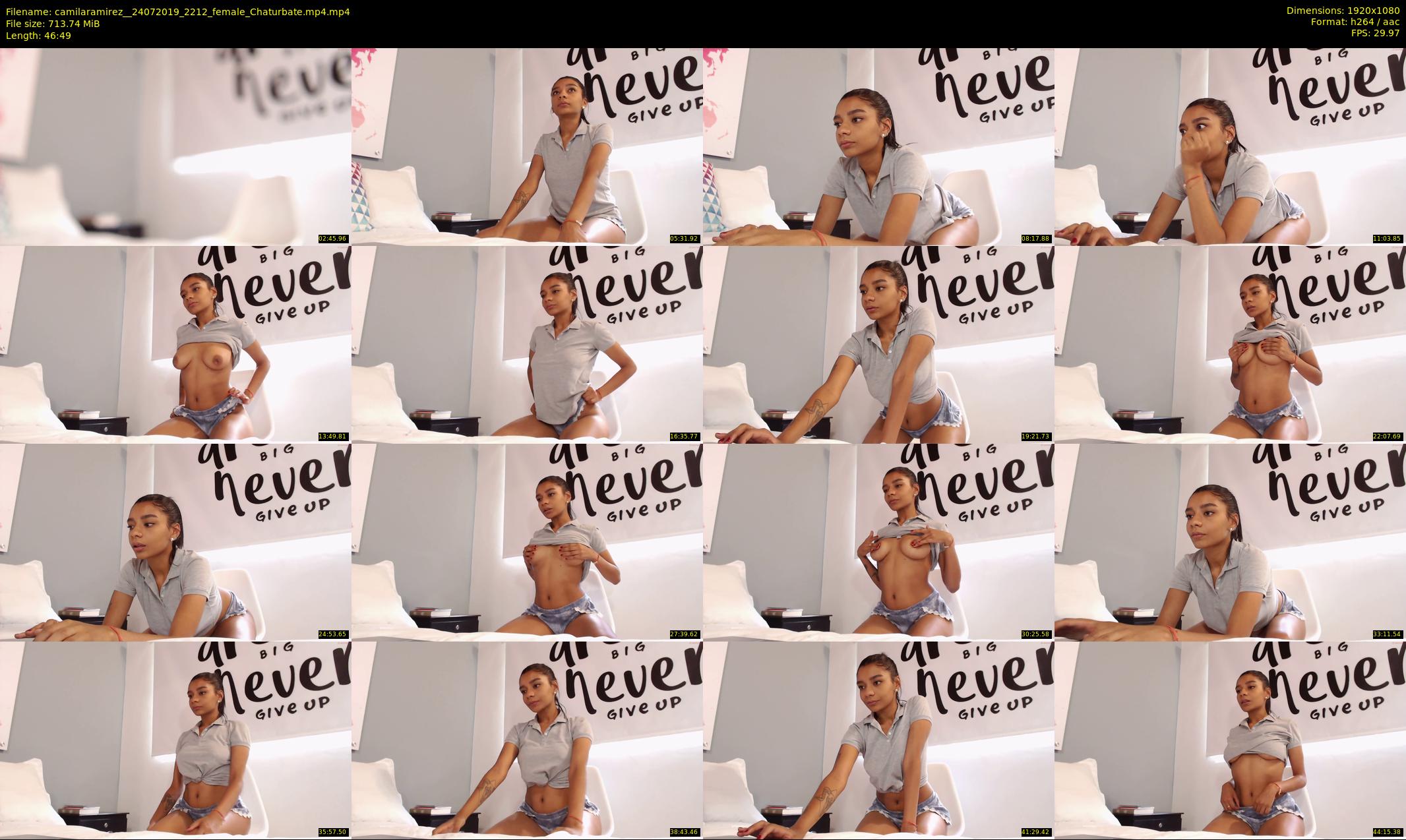 camilaramirez_ — 47 minute Chaturbate female cam show recording, 1080p, Jul 24, 2019