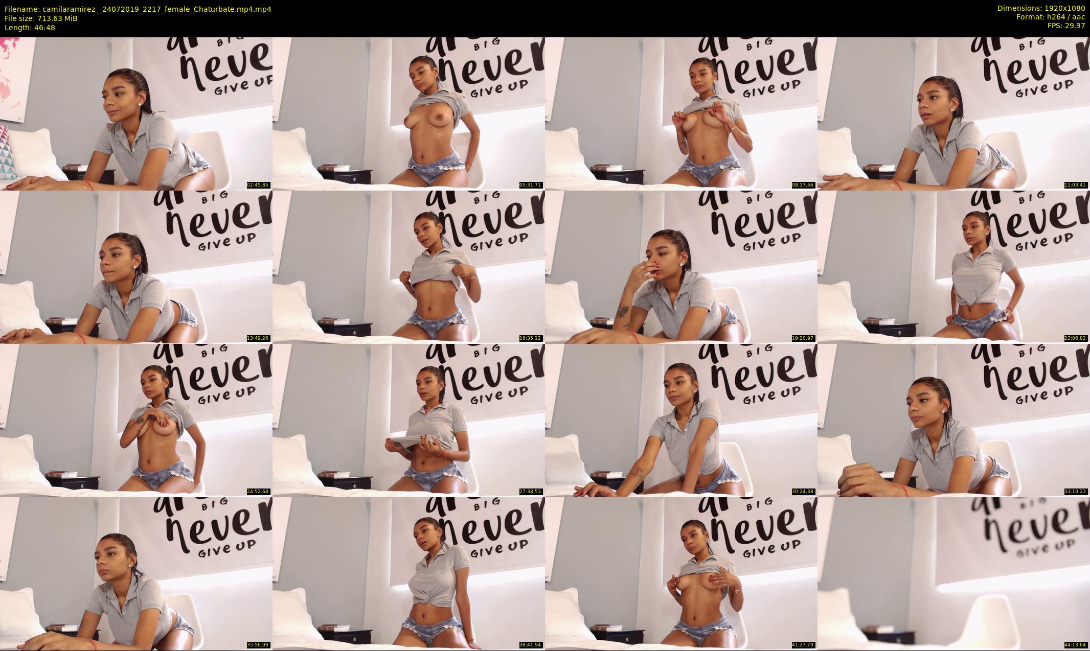 camilaramirez_ — 47 minute Chaturbate female cam show recording, 1080p, Jul 24, 2019