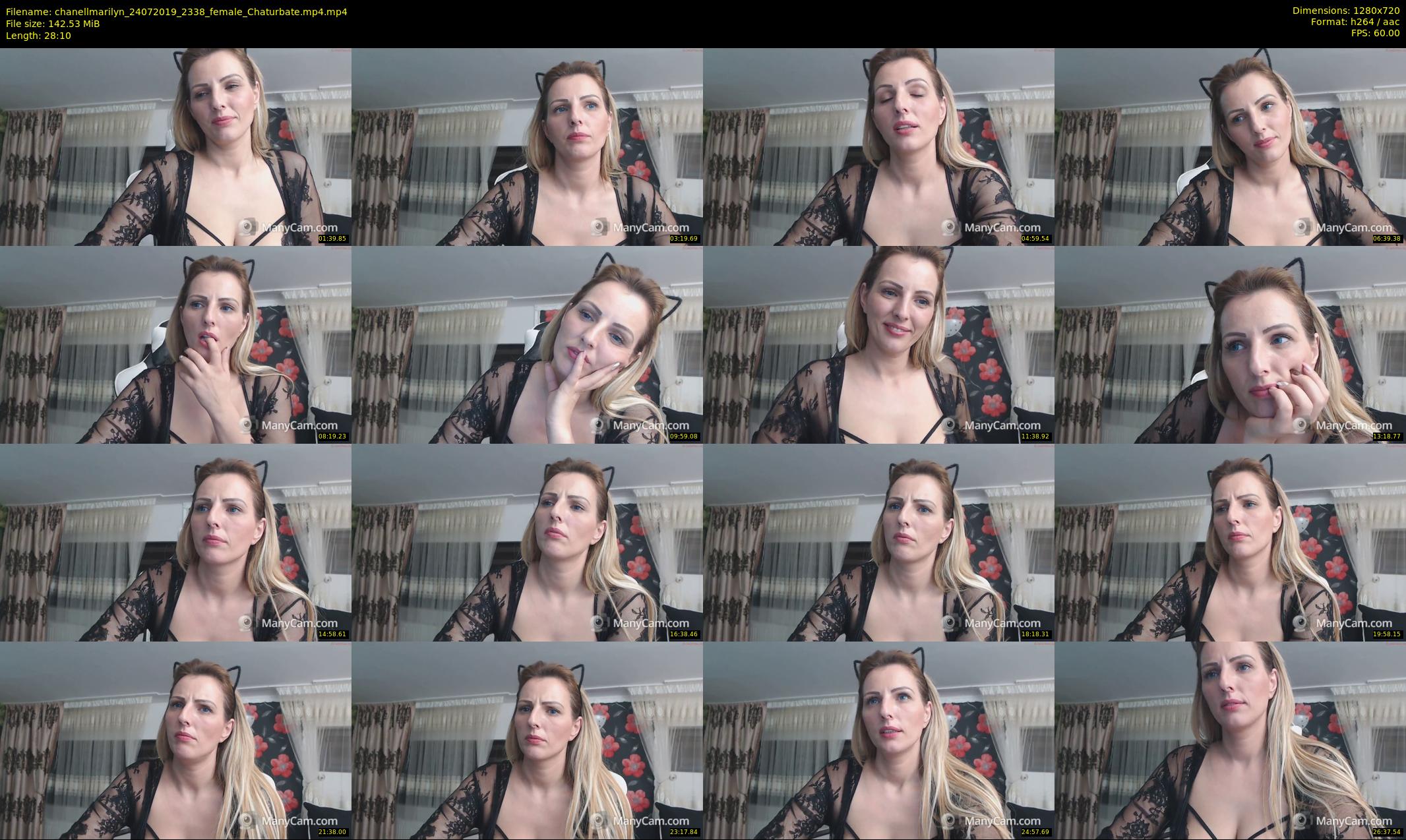 chanellmarilyn — 29 minute Chaturbate female cam show recording, 720p, Jul 24, 2019
