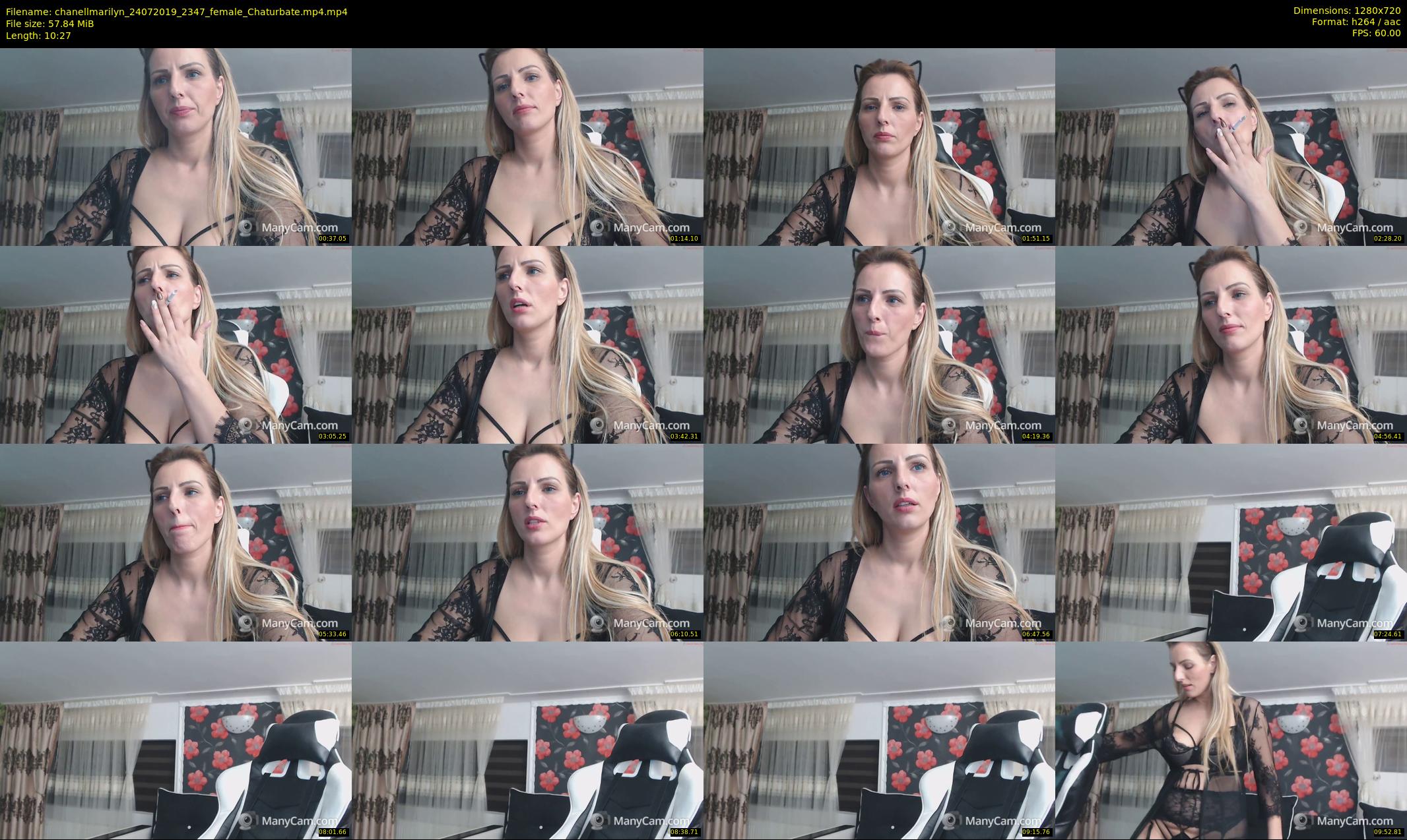 chanellmarilyn — 11 minute Chaturbate female cam show recording, 720p, Jul 24, 2019