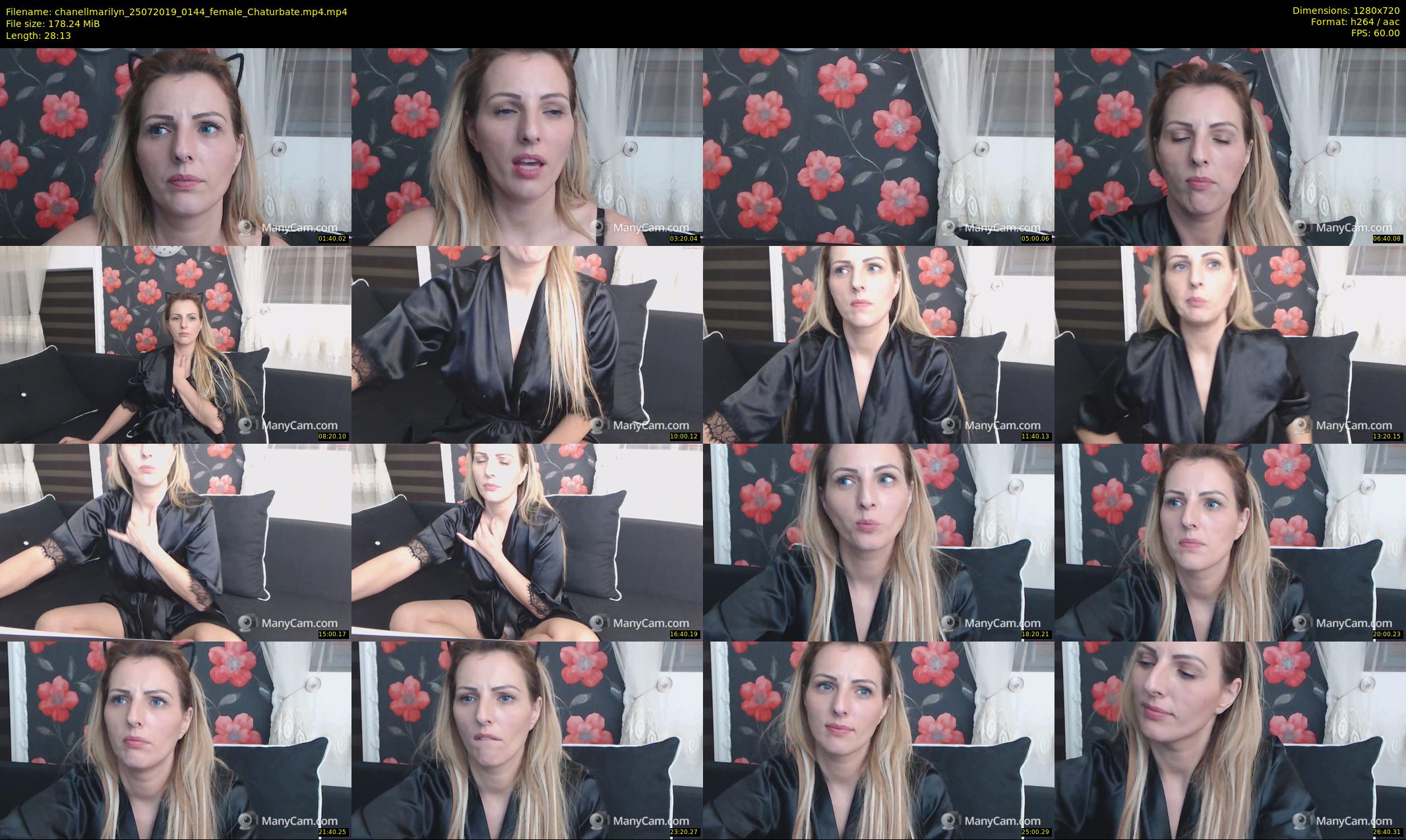 chanellmarilyn — 29 minute Chaturbate female cam show recording, 720p, Jul 25, 2019