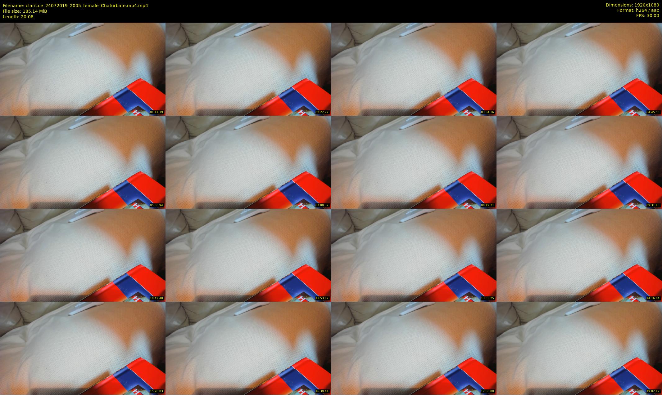 claricce — 21 minute Chaturbate female cam show recording, 1080p, Jul 24, 2019