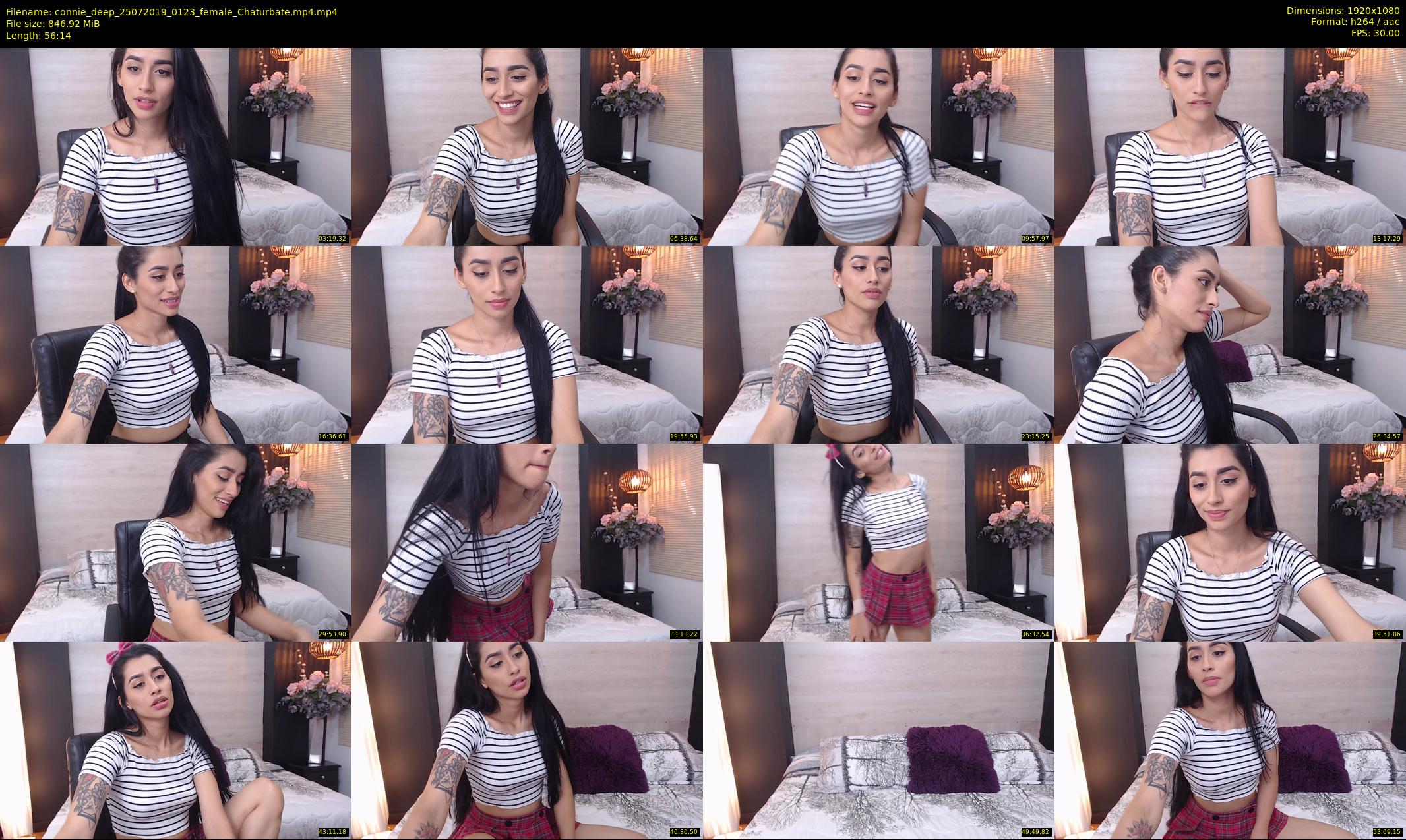 connie_deep — 57 minute Chaturbate female cam show recording, 1080p, Jul 25, 2019