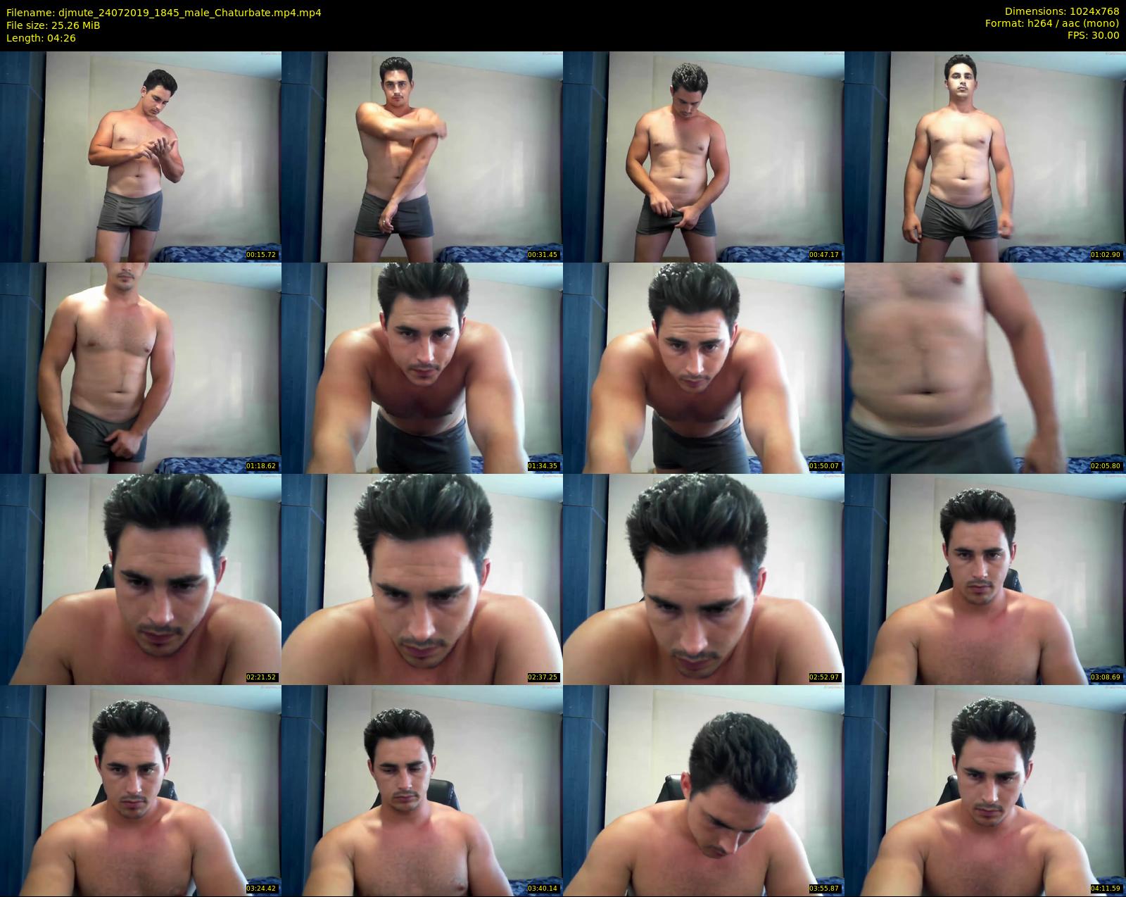 djmute — 5 minute Chaturbate male cam show recording, 720p, Jul 24, 2019