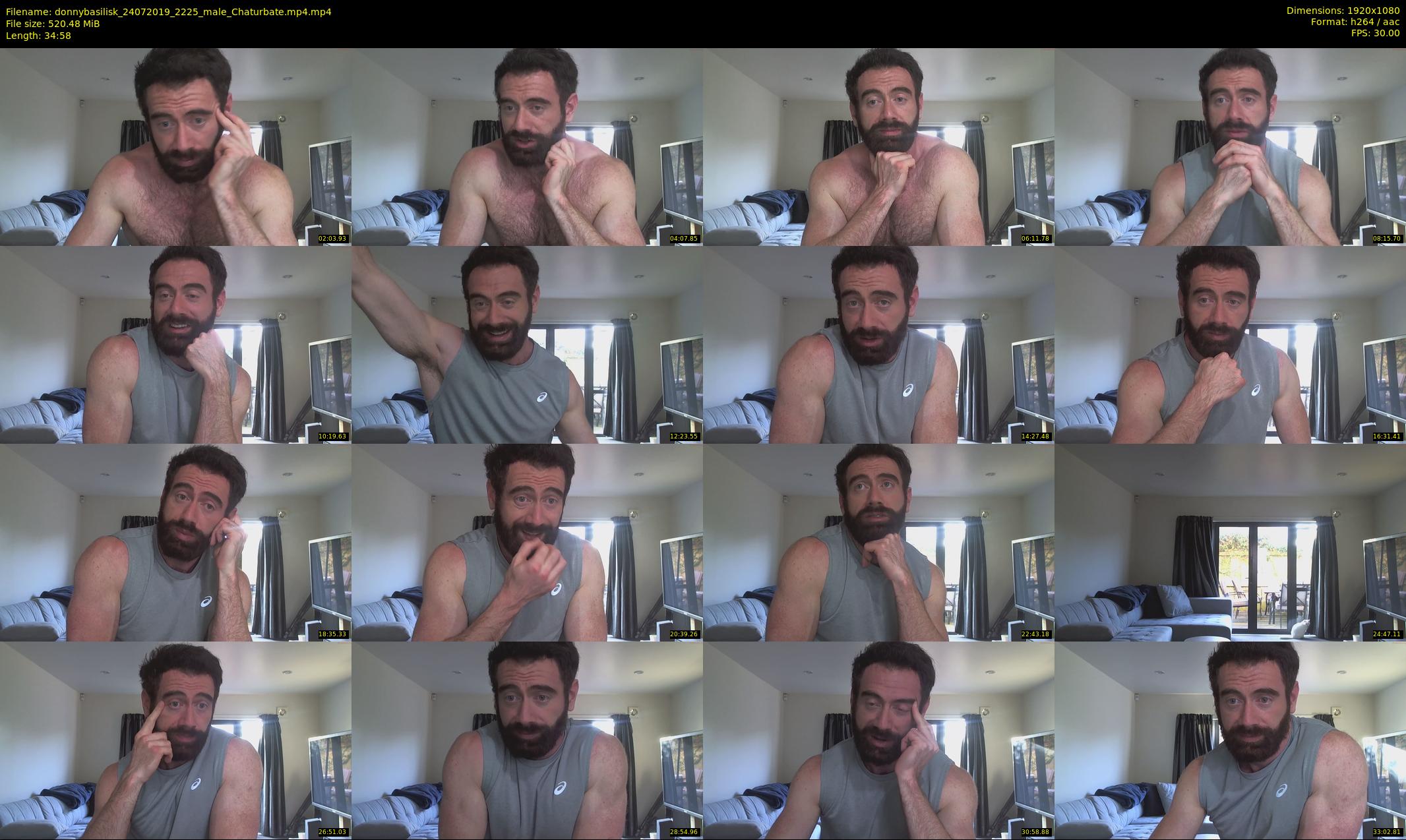 donnybasilisk — 35 minute Chaturbate male cam show recording, 1080p, Jul 24, 2019
