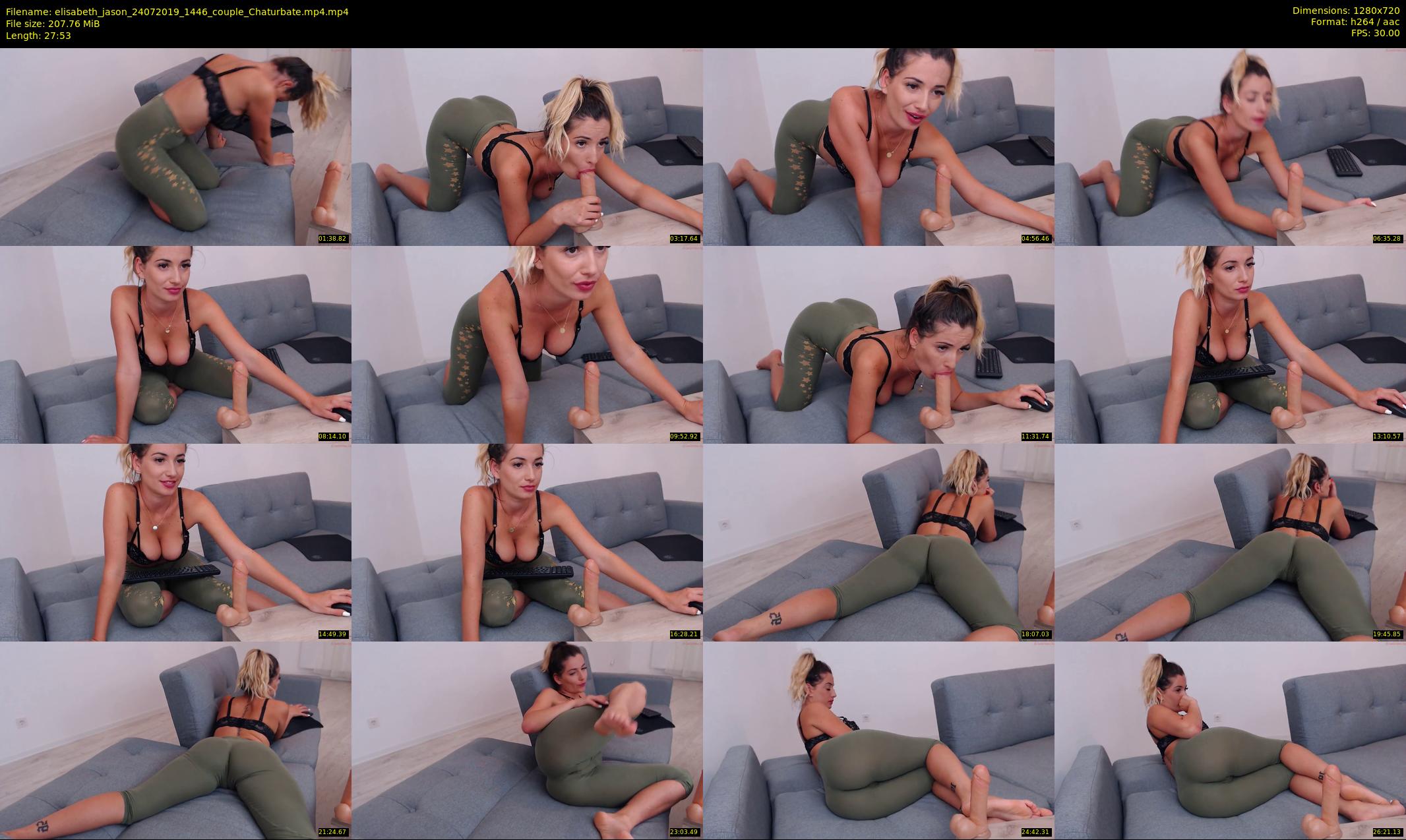 elisabeth_jason — 28 minute Chaturbate couple cam show recording, 720p, Jul 24, 2019