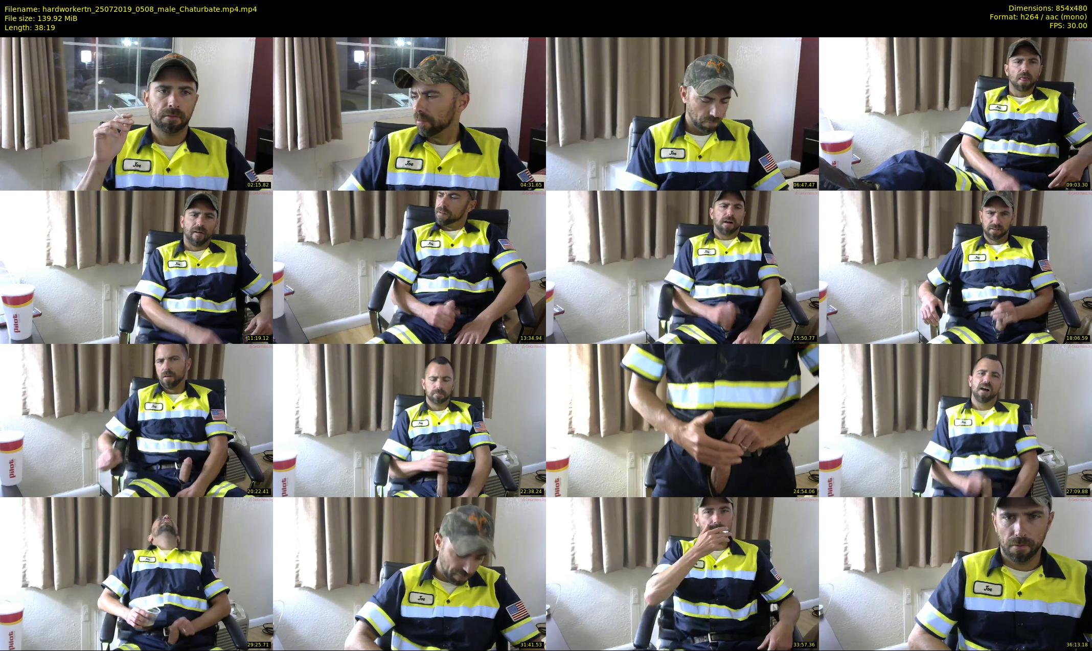 hardworkertn — 39 minute Chaturbate male cam show recording, 480p, Jul 25, 2019