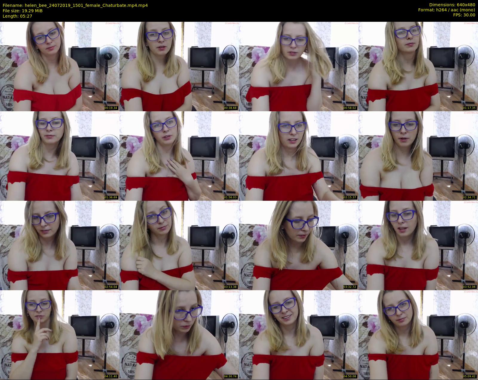 helen_bee — 6 minute Chaturbate female cam show recording, 480p, Jul 24, 2019