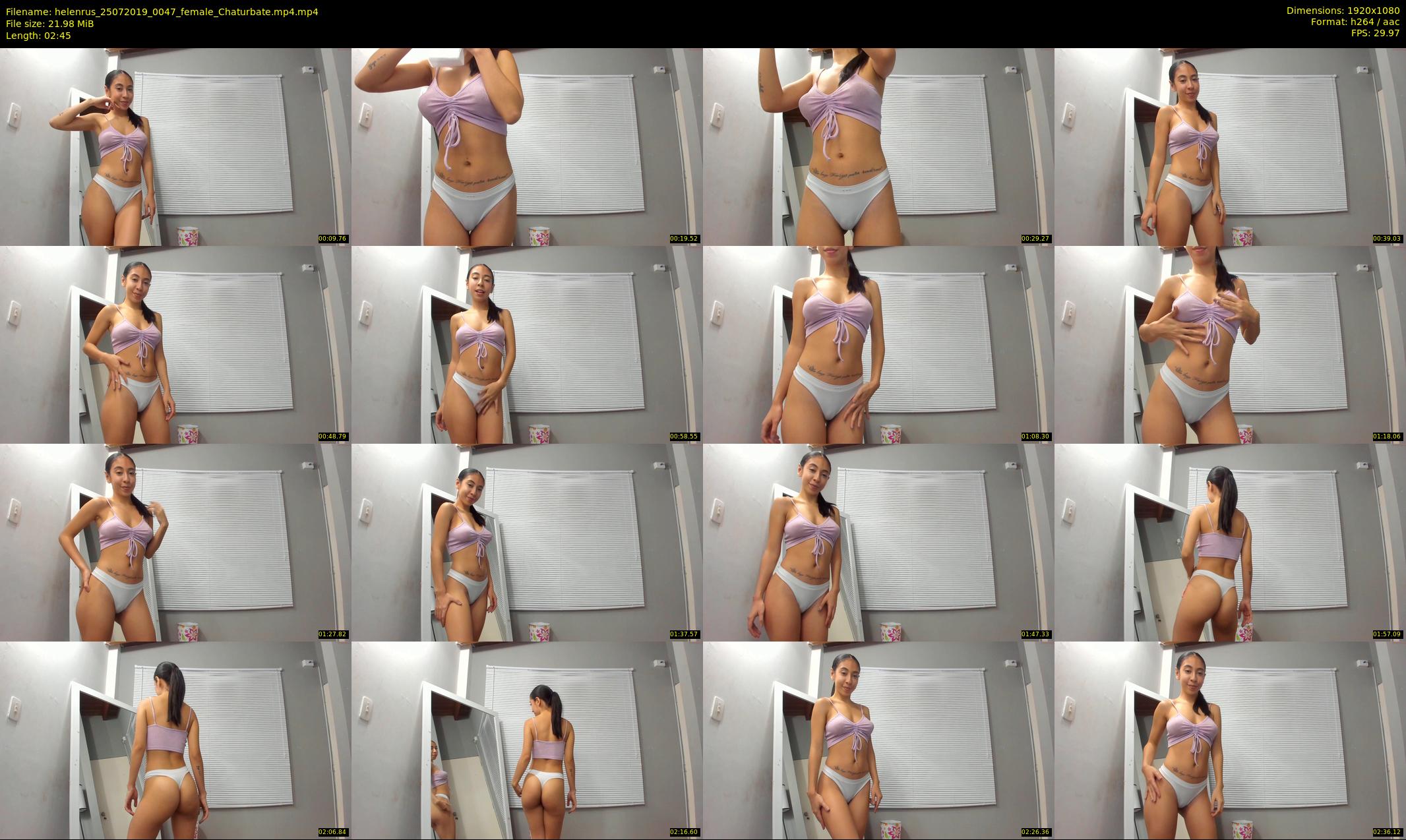 helenrus — 3 minute Chaturbate female cam show recording, 1080p, Jul 25, 2019