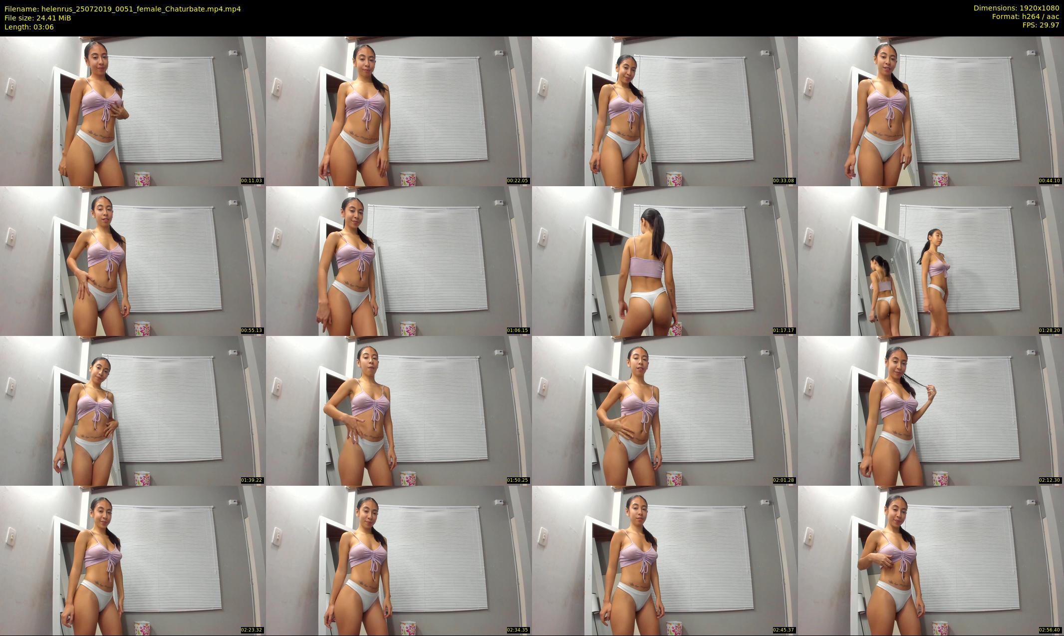 helenrus — 4 minute Chaturbate female cam show recording, 1080p, Jul 25, 2019