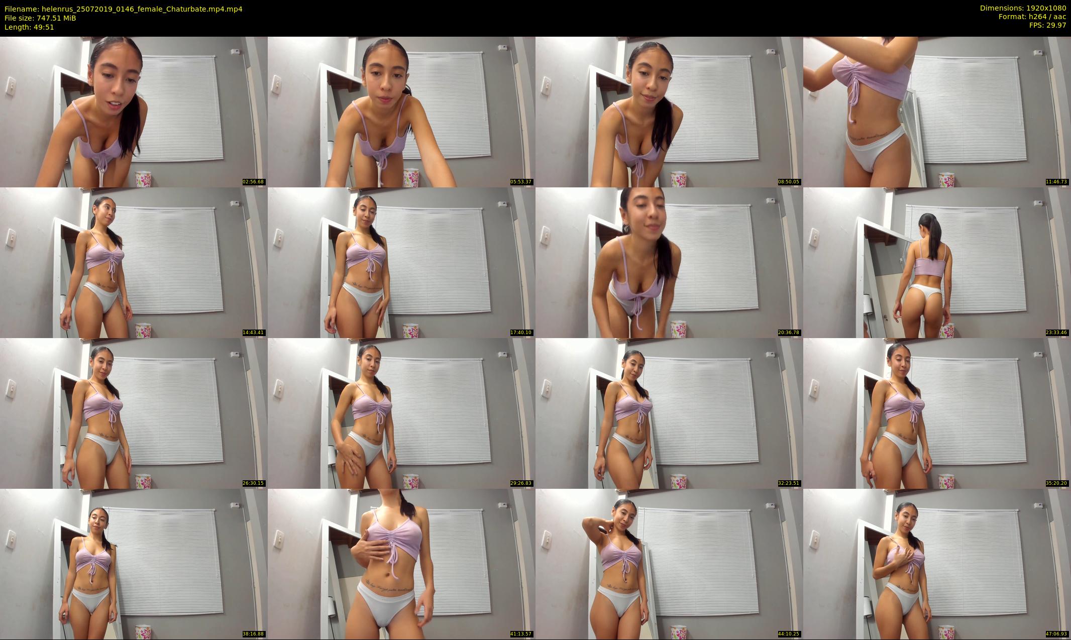 helenrus — 50 minute Chaturbate female cam show recording, 1080p, Jul 25, 2019