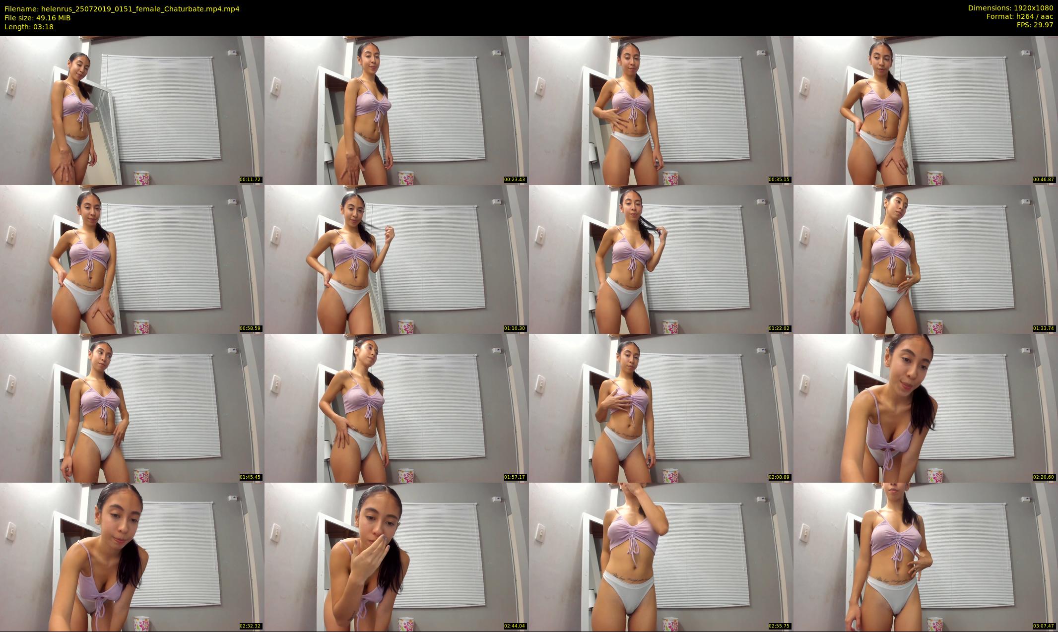 helenrus — 4 minute Chaturbate female cam show recording, 1080p, Jul 25, 2019