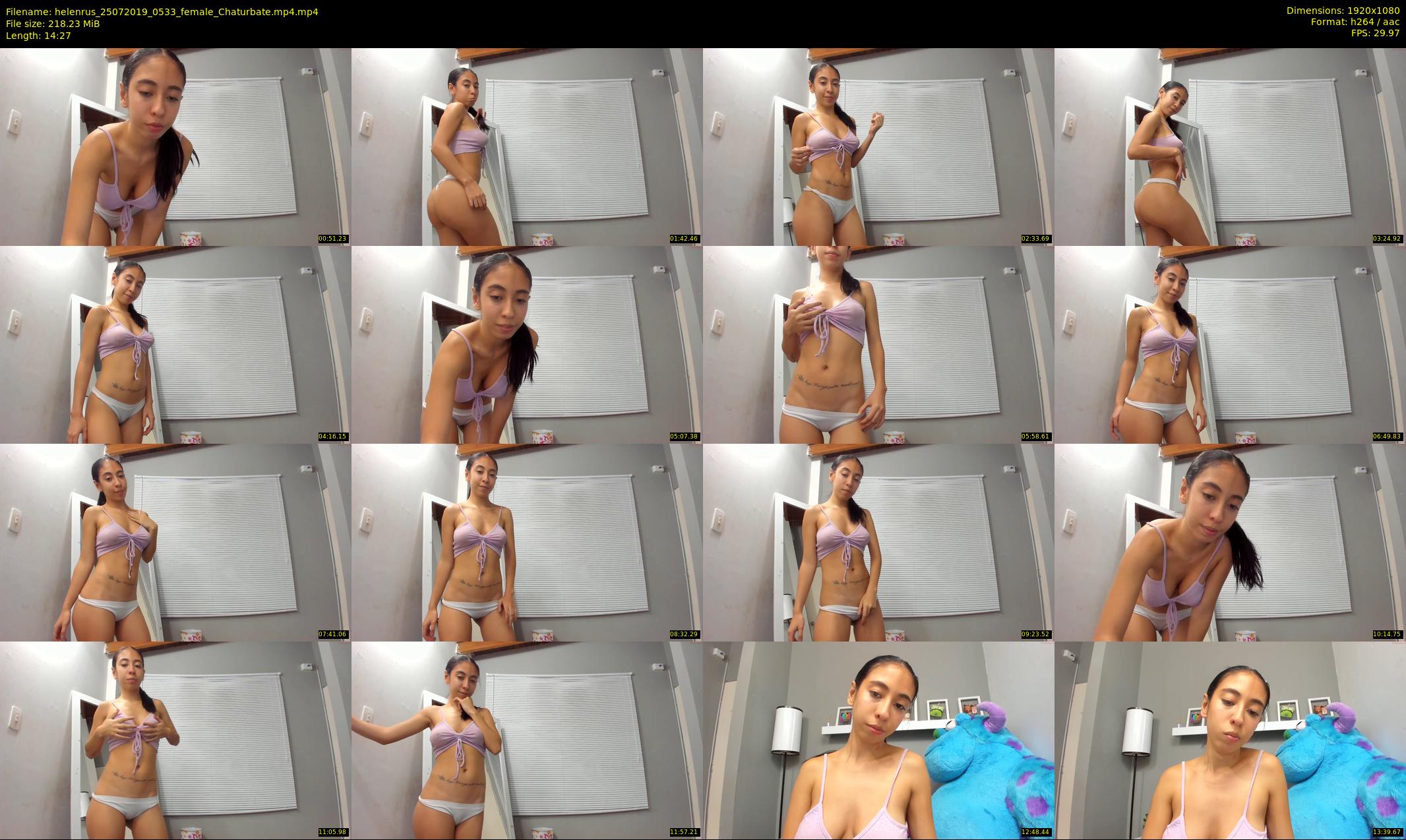 helenrus — 15 minute Chaturbate female cam show recording, 1080p, Jul 25, 2019