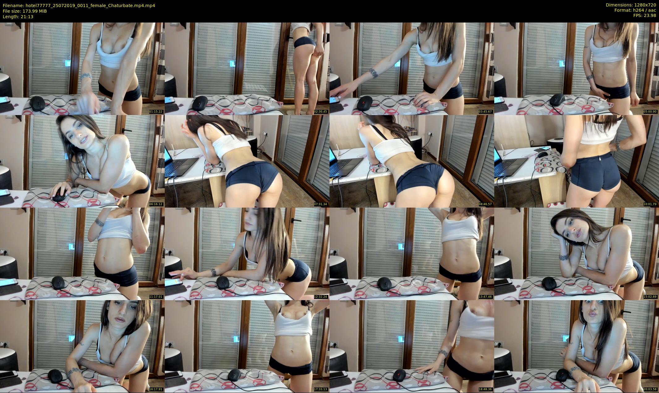 hotel77777 — 22 minute Chaturbate female cam show recording, 720p, Jul 25, 2019