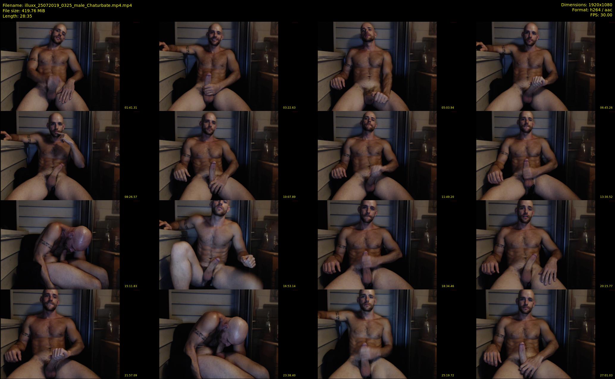 illuxx — 29 minute Chaturbate male cam show recording, 1080p, Jul 25, 2019
