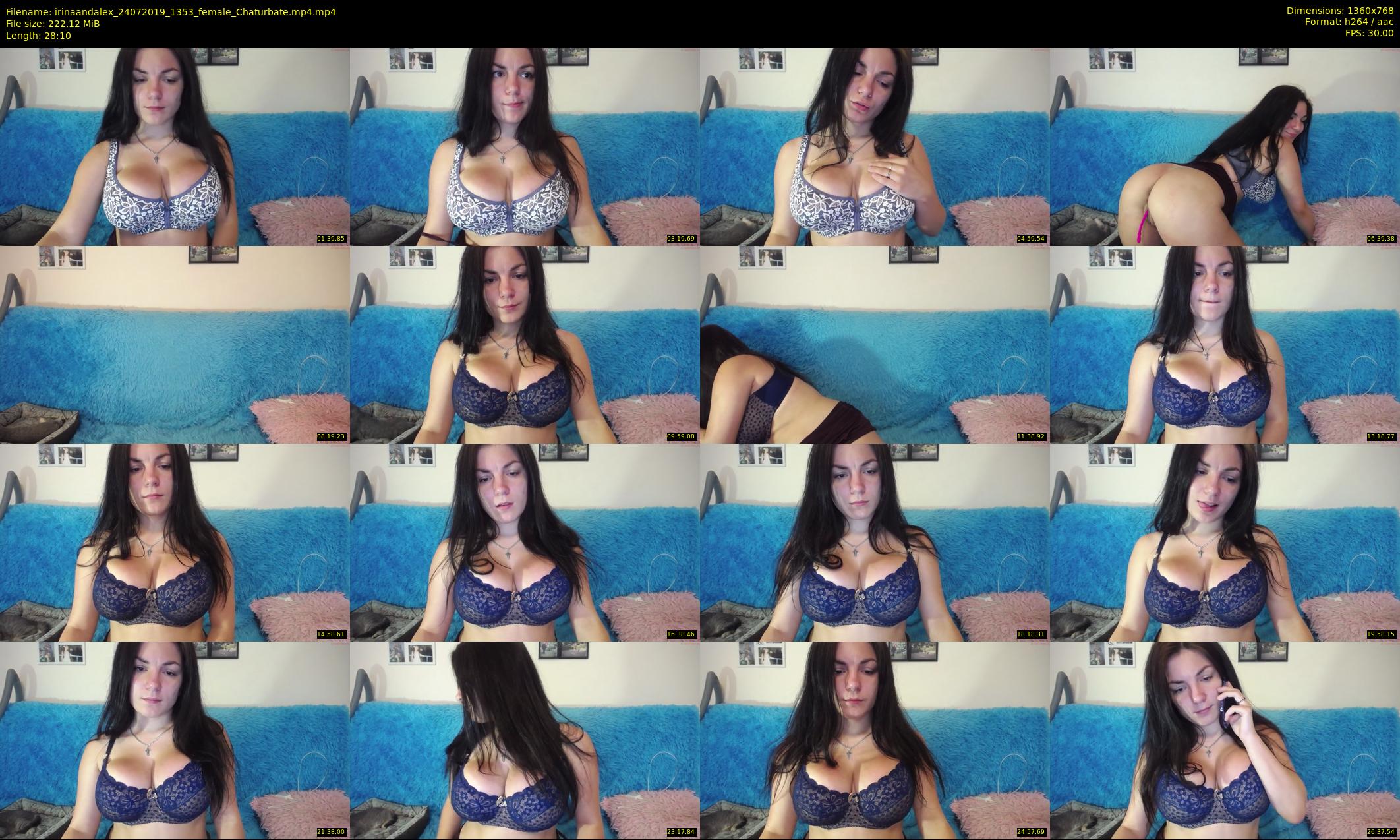 irinaandalex — 29 minute Chaturbate couple cam show recording, 720p, Jul 24, 2019