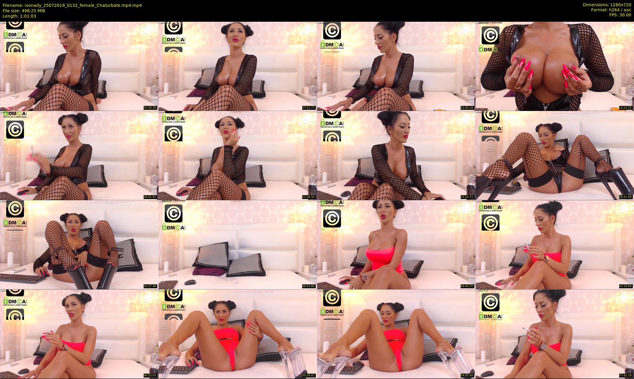 ivonady — 62 minute Chaturbate female cam show recording, 720p, Jul 25, 2019