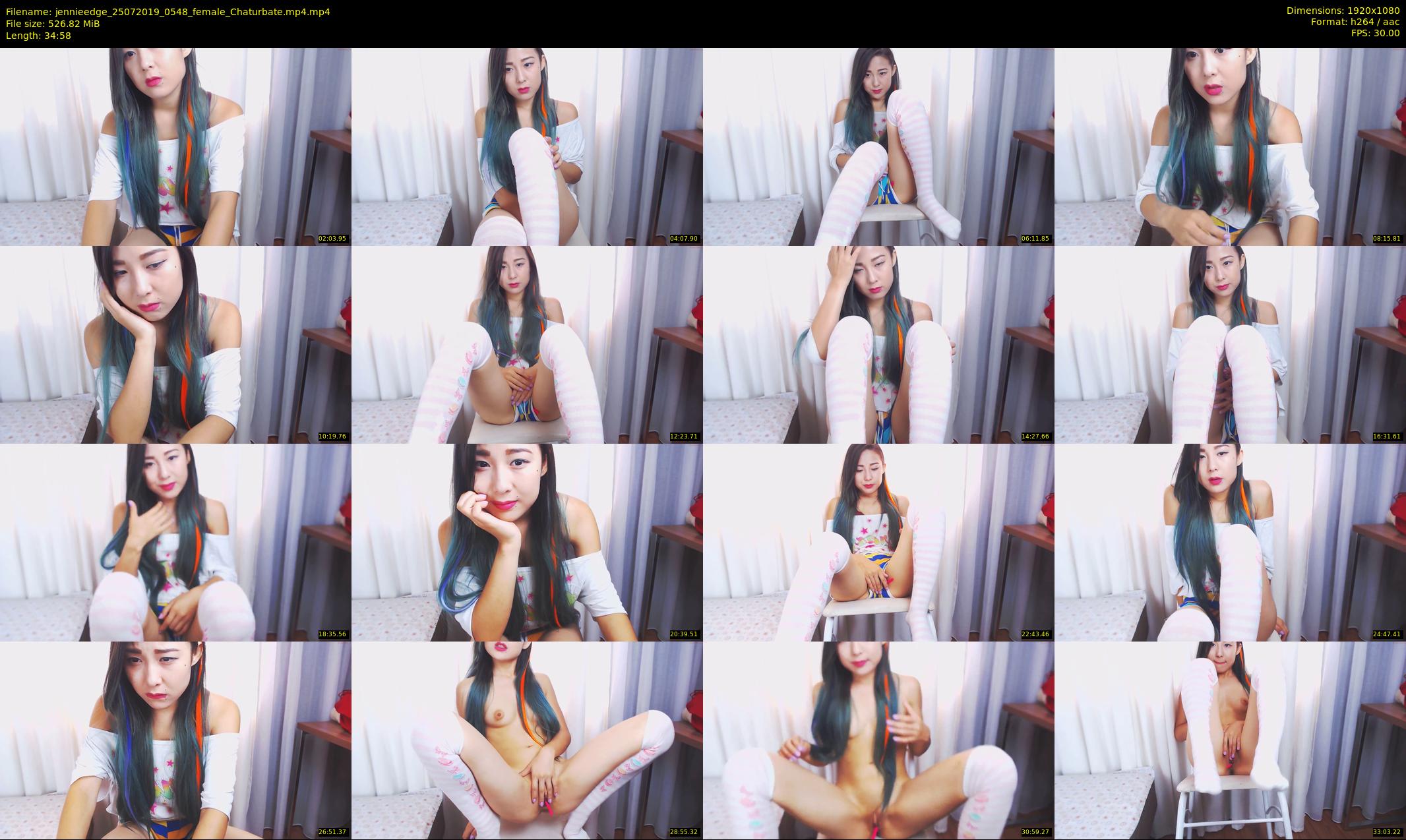 jennieedge — 35 minute Chaturbate female cam show recording, 1080p, Jul 25, 2019
