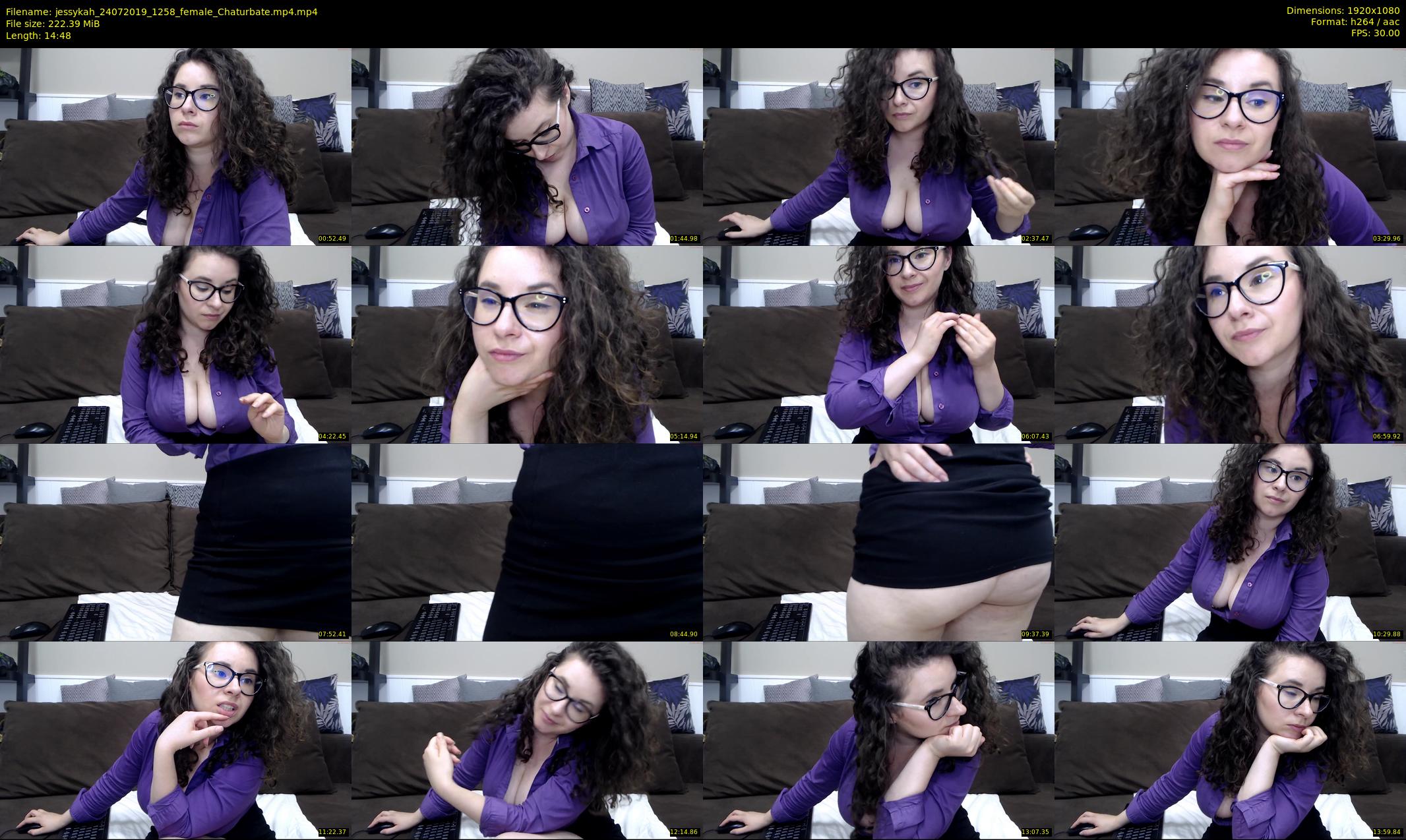 jessykah — 15 minute Chaturbate female cam show recording, 1080p, Jul 24, 2019