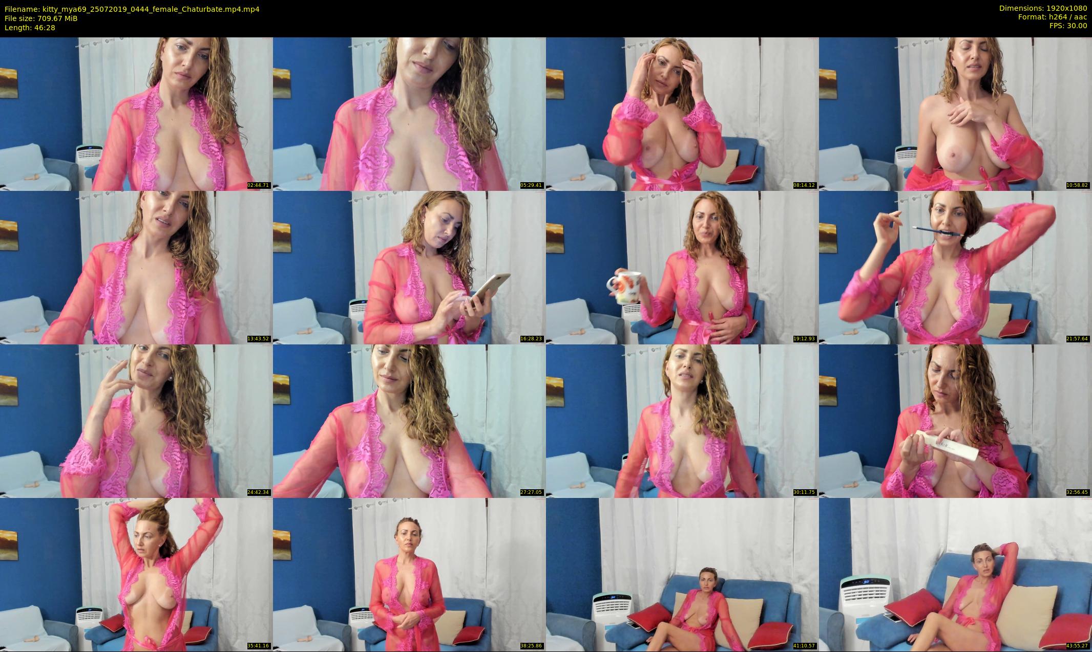 kitty_mya69 — 47 minute Chaturbate female cam show recording, 1080p, Jul 25, 2019