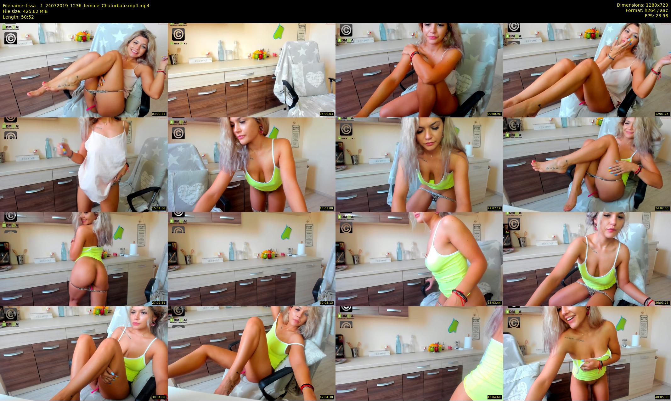 lissa__1 — 51 minute Chaturbate female cam show recording, 720p, Jul 24, 2019