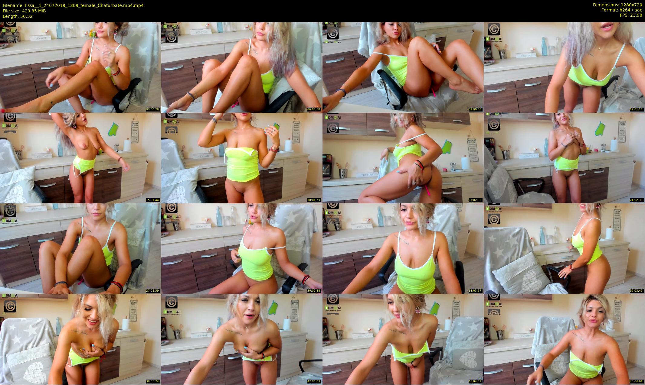 lissa__1 — 51 minute Chaturbate female cam show recording, 720p, Jul 24, 2019
