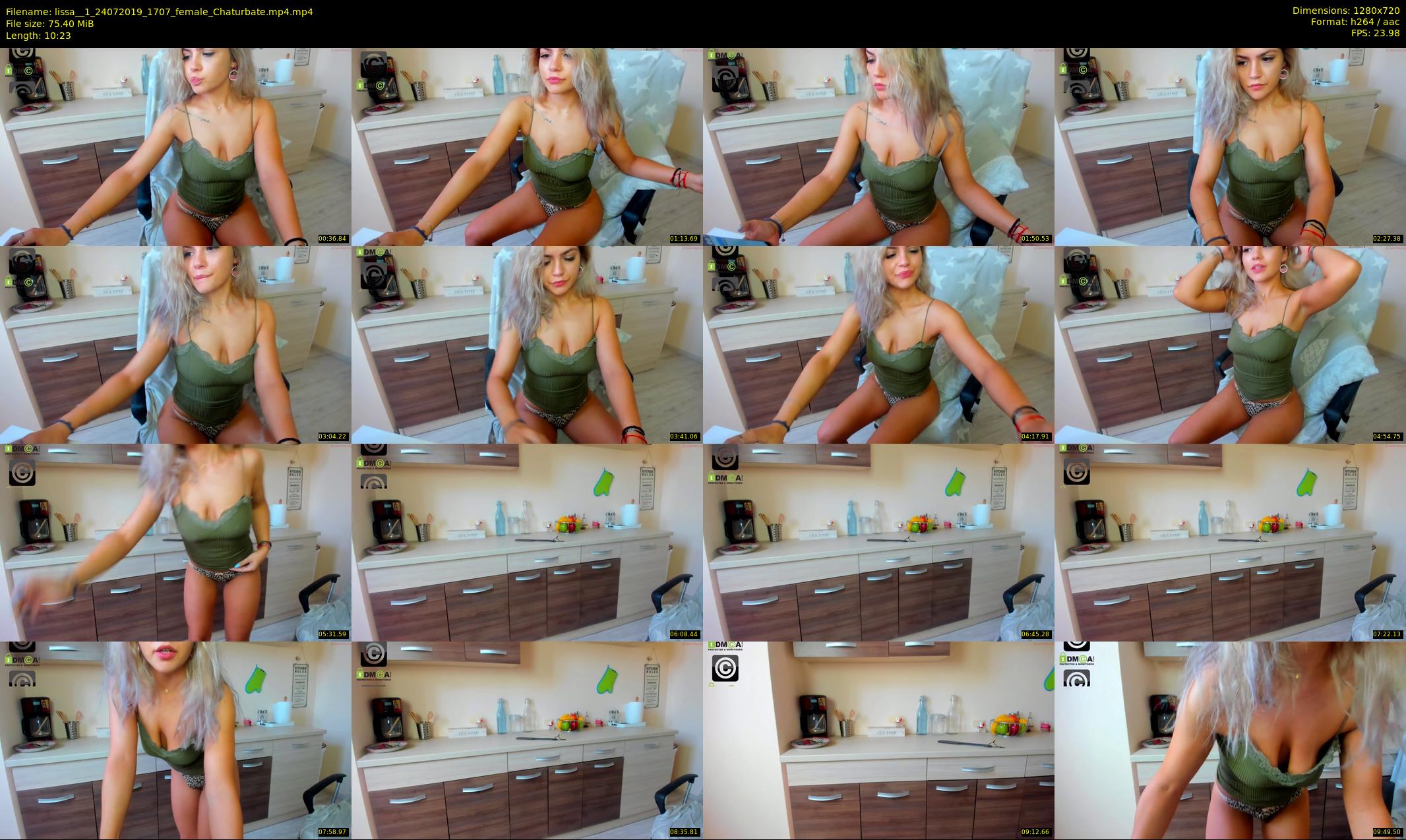lissa__1 — 11 minute Chaturbate female cam show recording, 720p, Jul 24, 2019