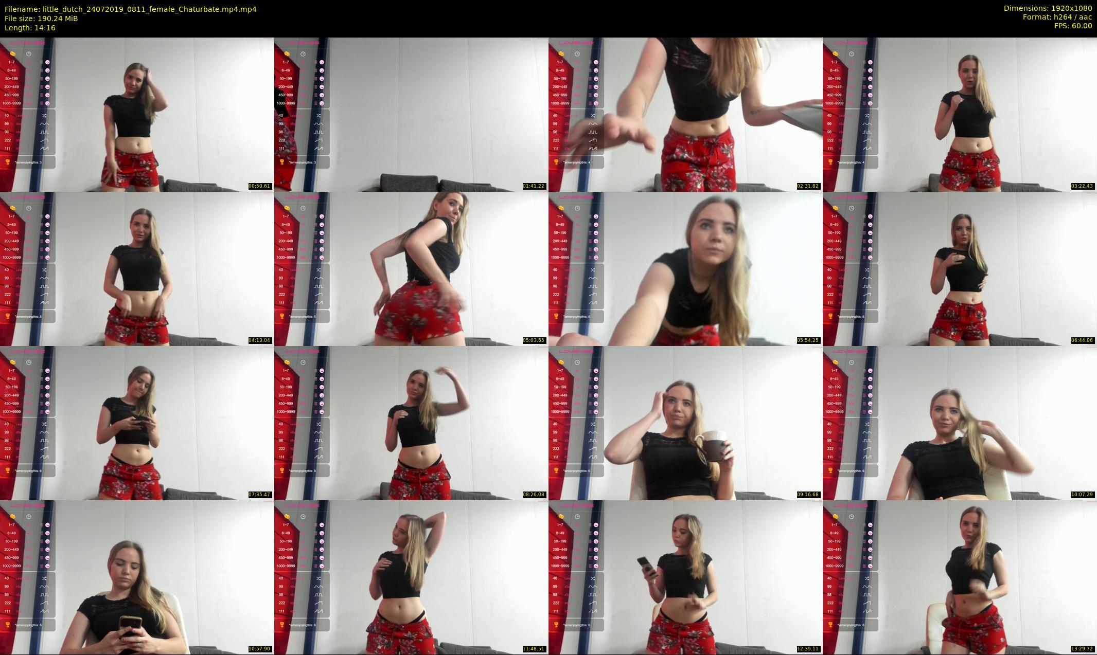 little_dutch — 15 minute Chaturbate female cam show recording, 1080p, Jul 24, 2019