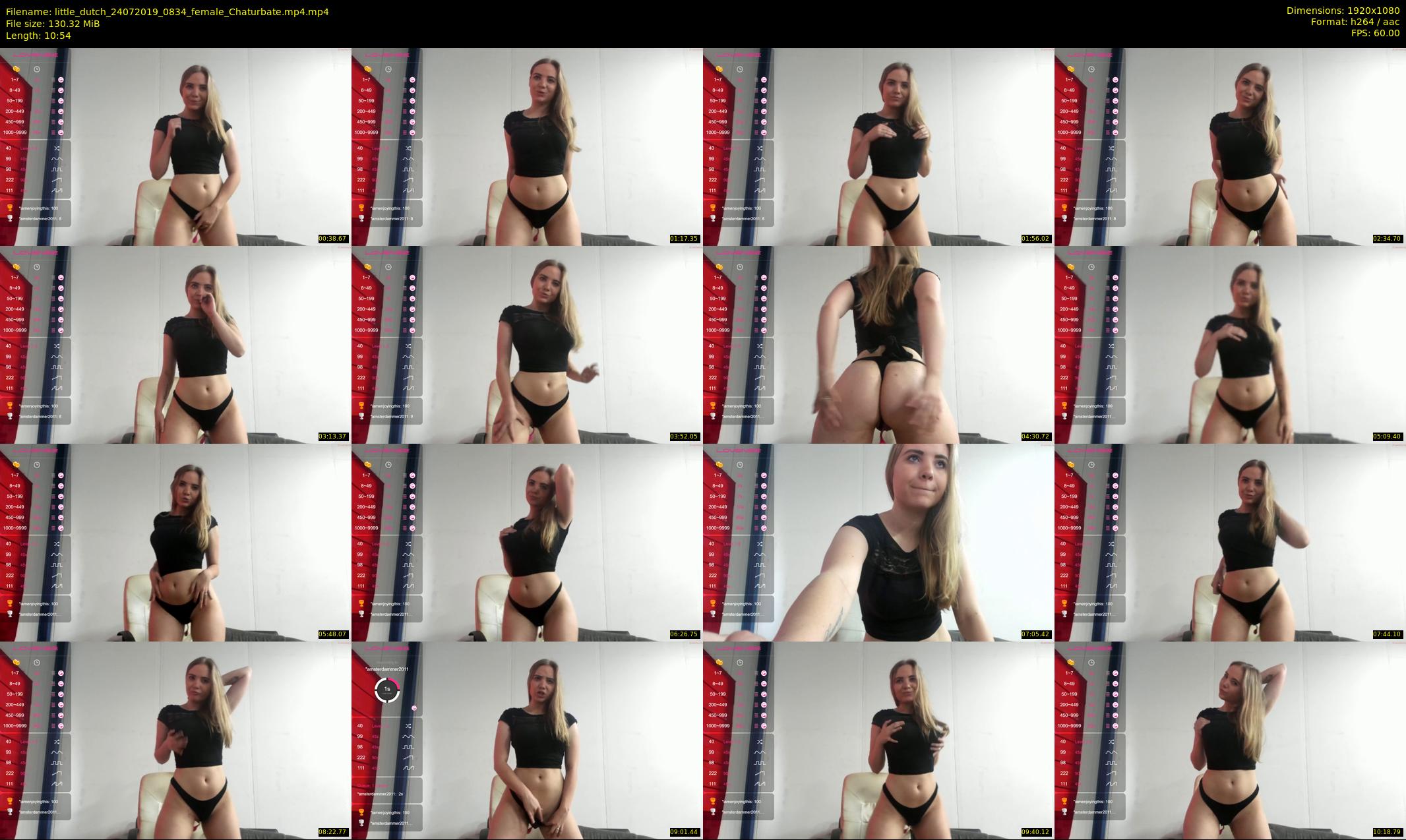 little_dutch — 11 minute Chaturbate female cam show recording, 1080p, Jul 24, 2019