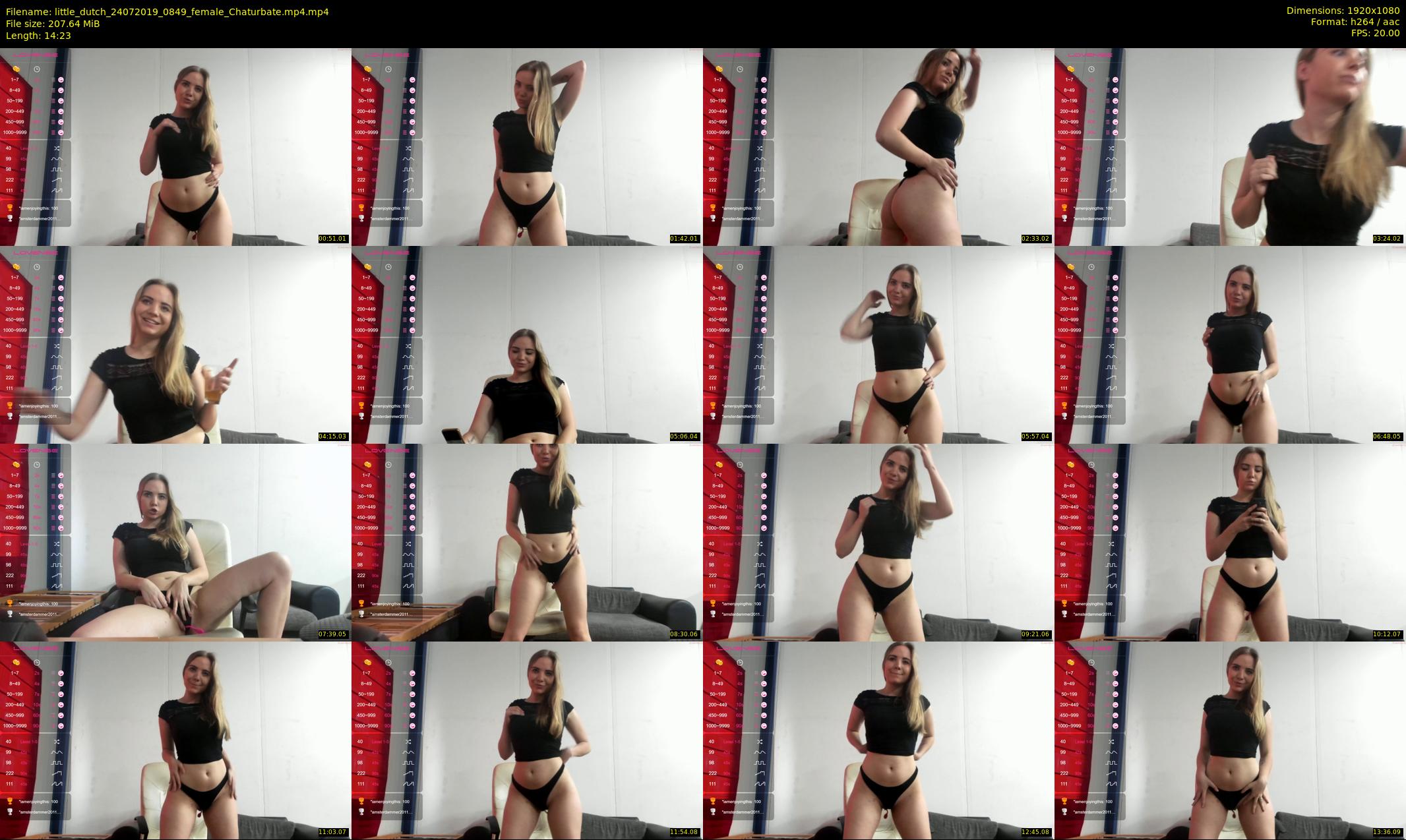 little_dutch — 15 minute Chaturbate female cam show recording, 1080p, Jul 24, 2019