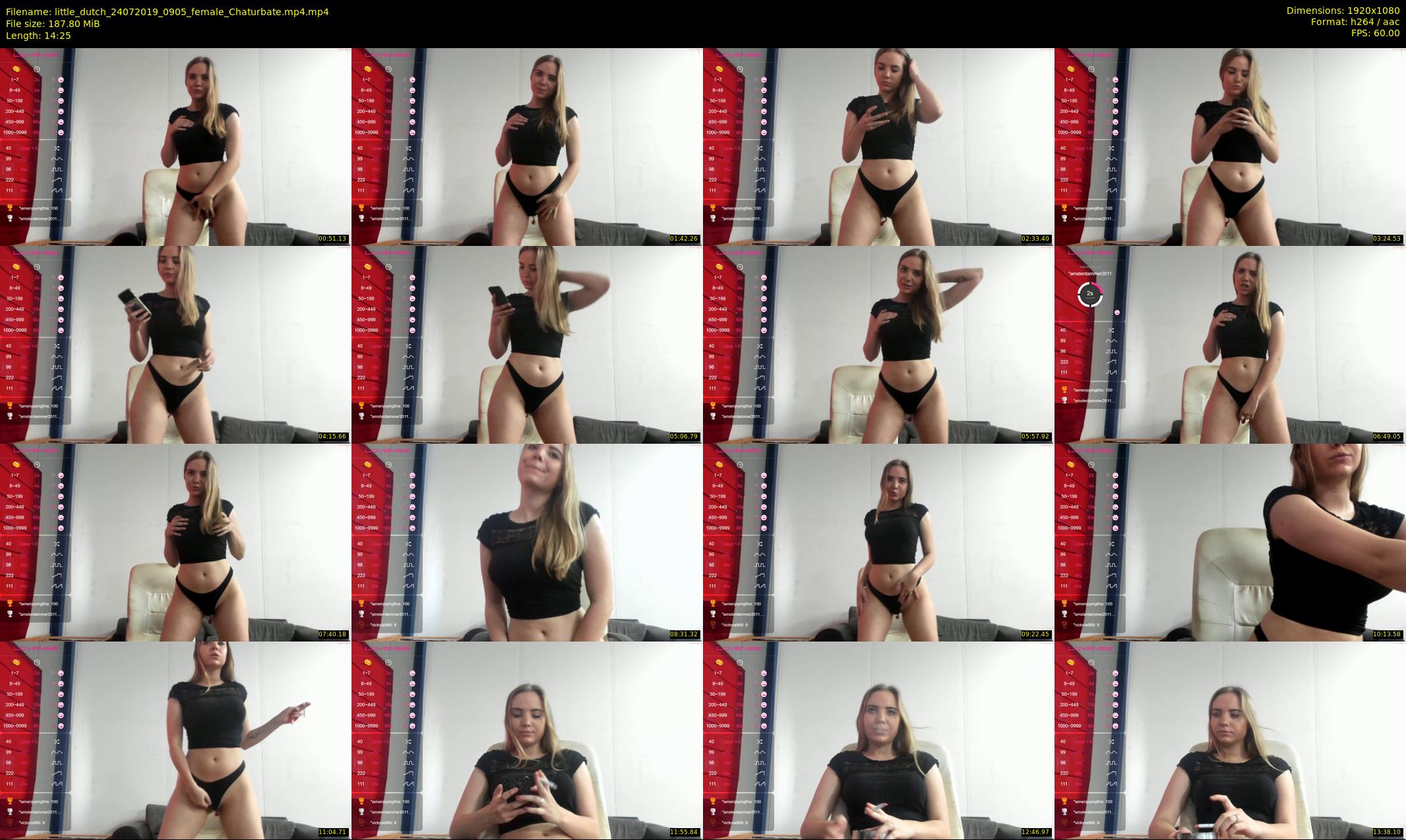 little_dutch — 15 minute Chaturbate female cam show recording, 1080p, Jul 24, 2019