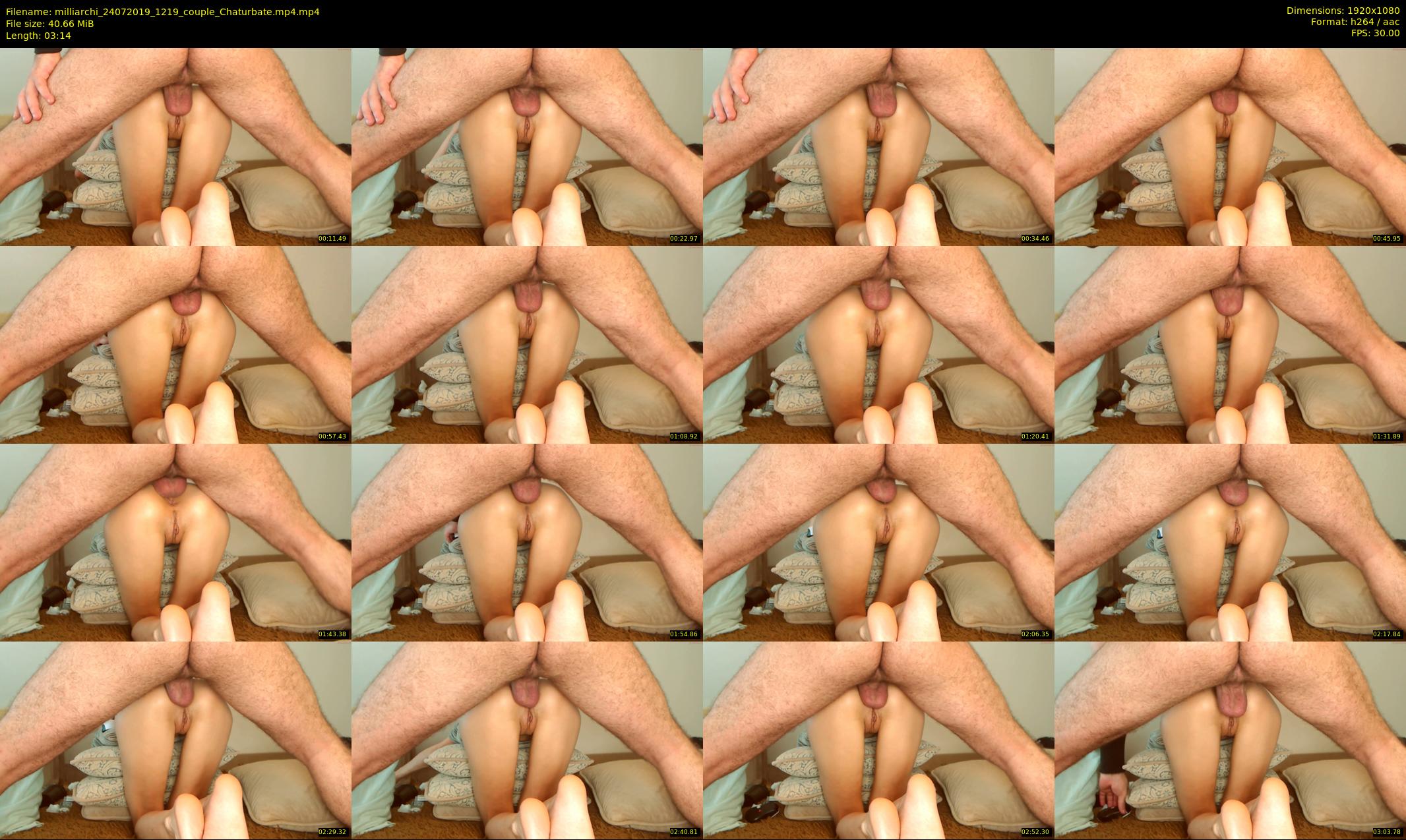 milliarchi — 4 minute Chaturbate couple cam show recording, 1080p, Jul 24, 2019