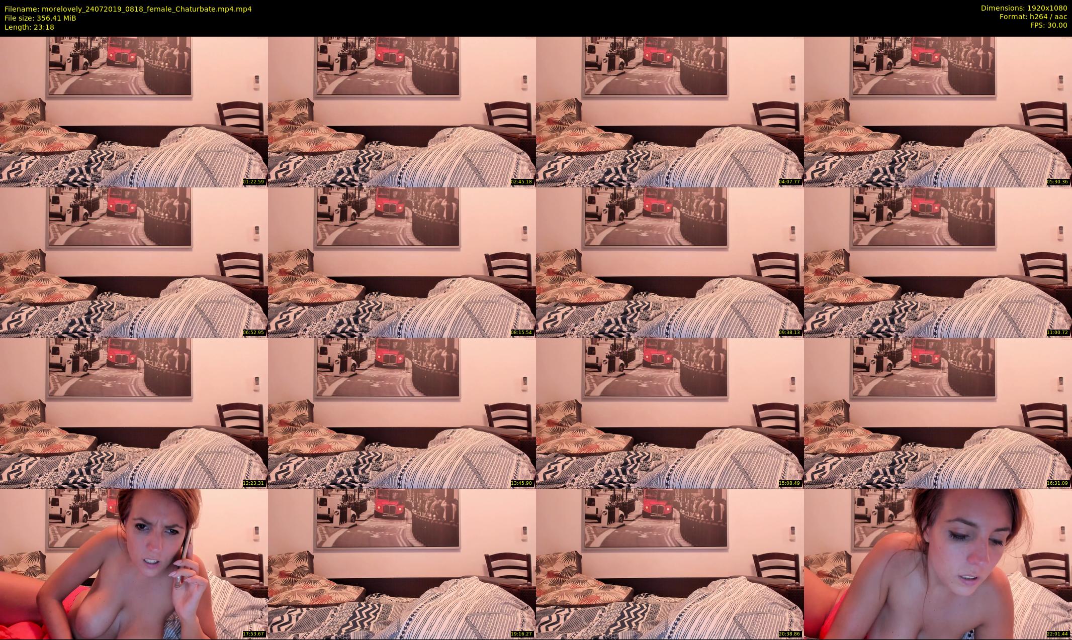 morelovely — 24 minute Chaturbate female cam show recording, 1080p, Jul 24, 2019