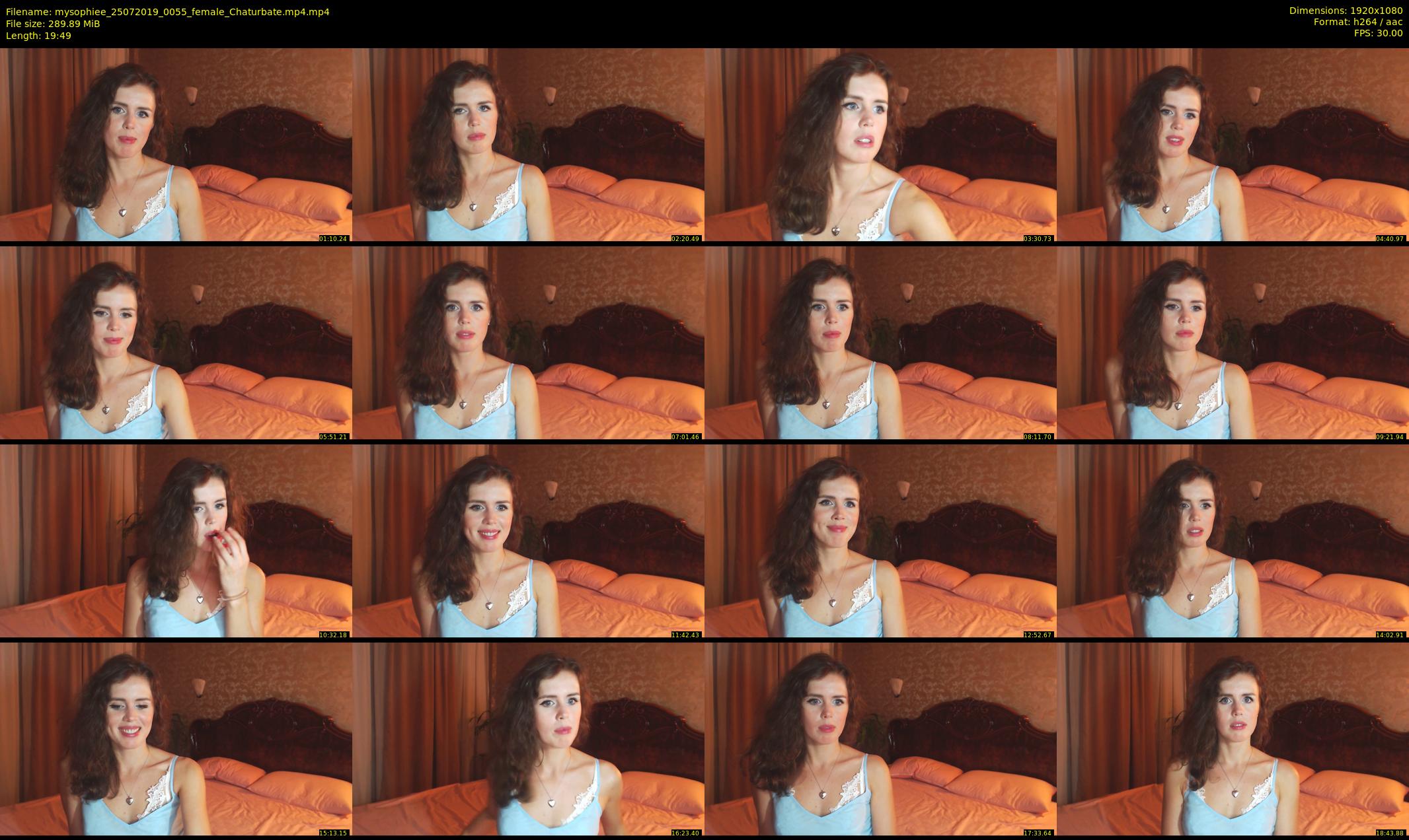mysophiee — 20 minute Chaturbate female cam show recording, 1080p, Jul 25, 2019