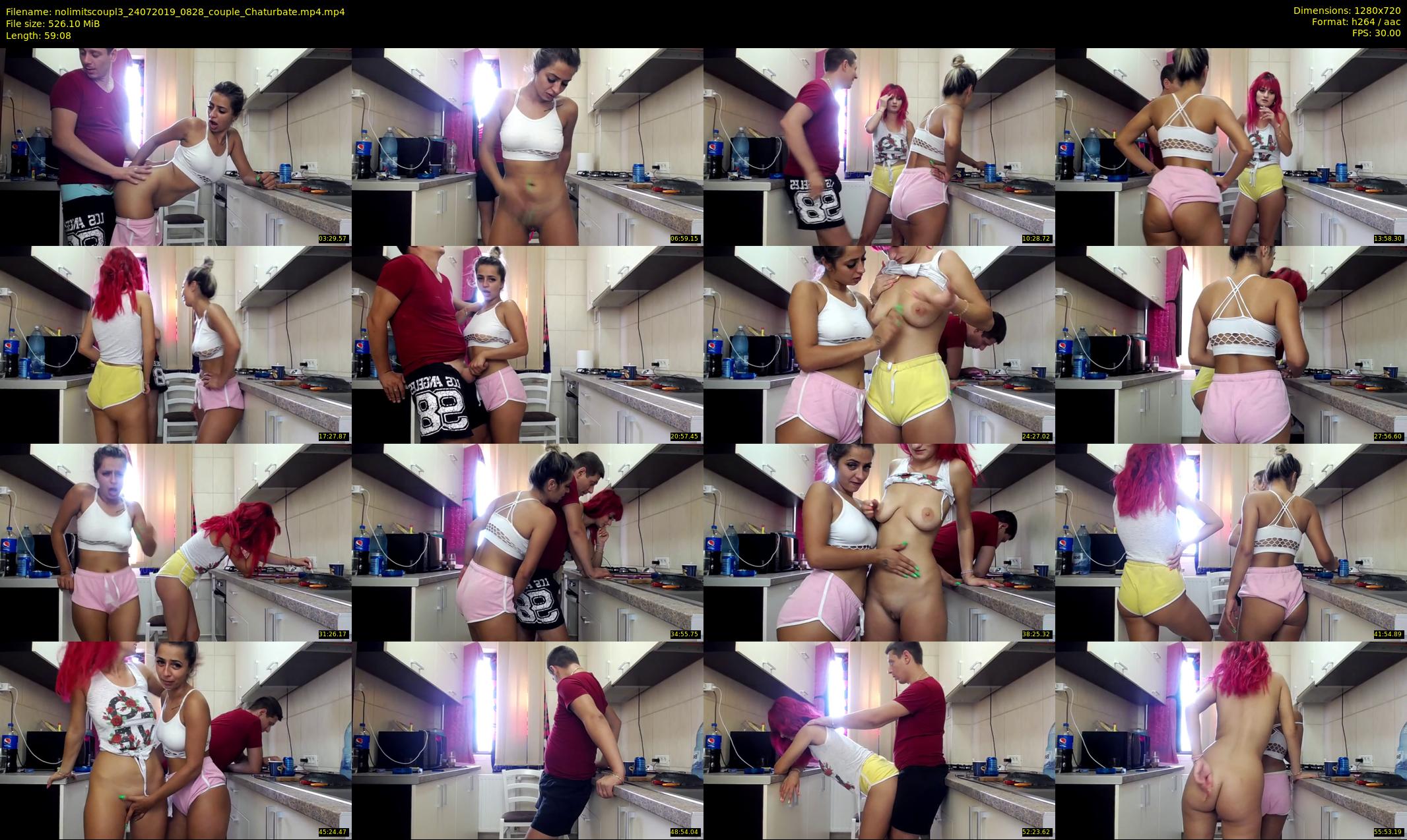 nolimitscoupl3 — 60 minute Chaturbate couple cam show recording, 720p, Jul 24, 2019