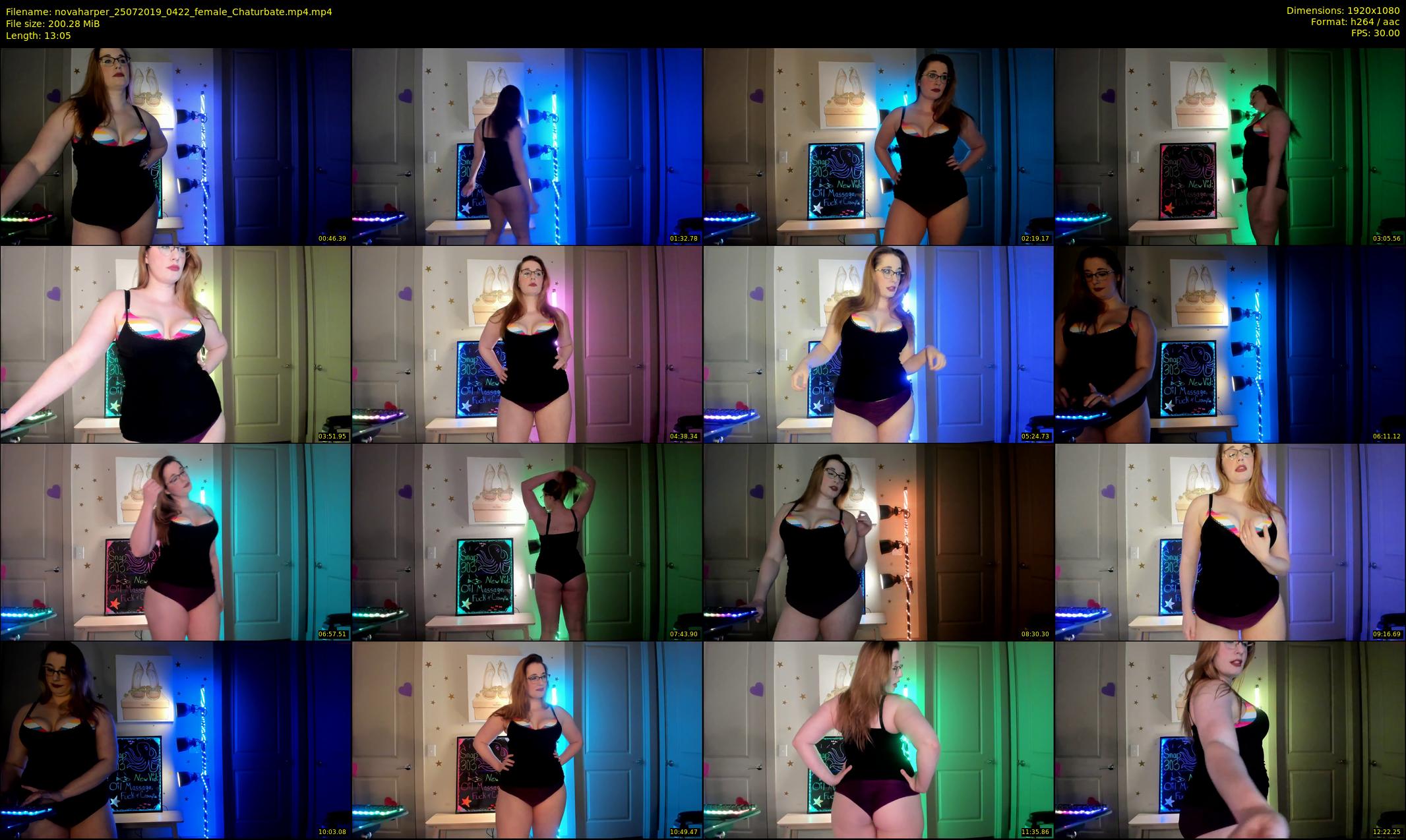 novaharper — 14 minute Chaturbate female cam show recording, 1080p, Jul 25, 2019