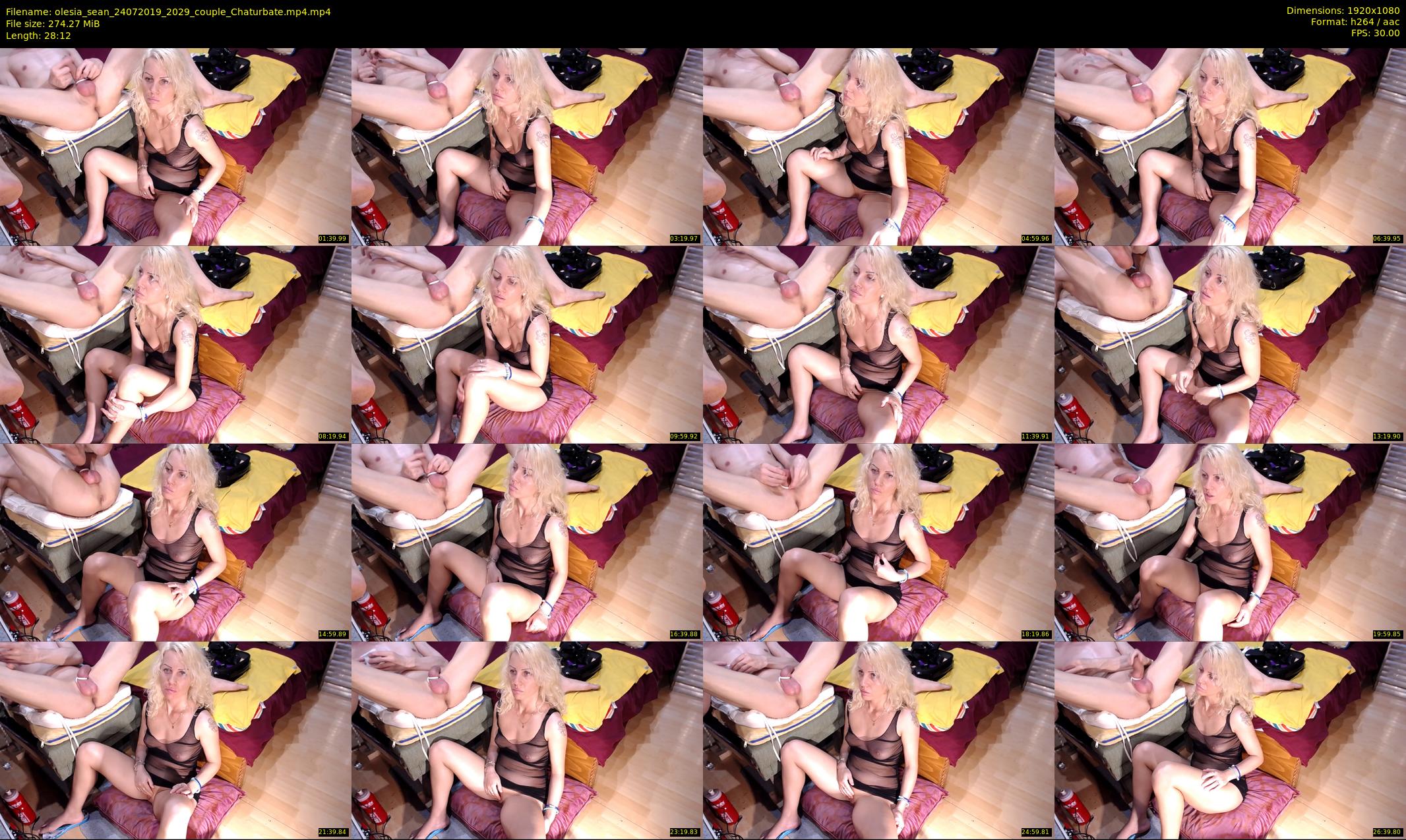 olesia_sean — 29 minute Chaturbate couple cam show recording, 1080p, Jul 24, 2019