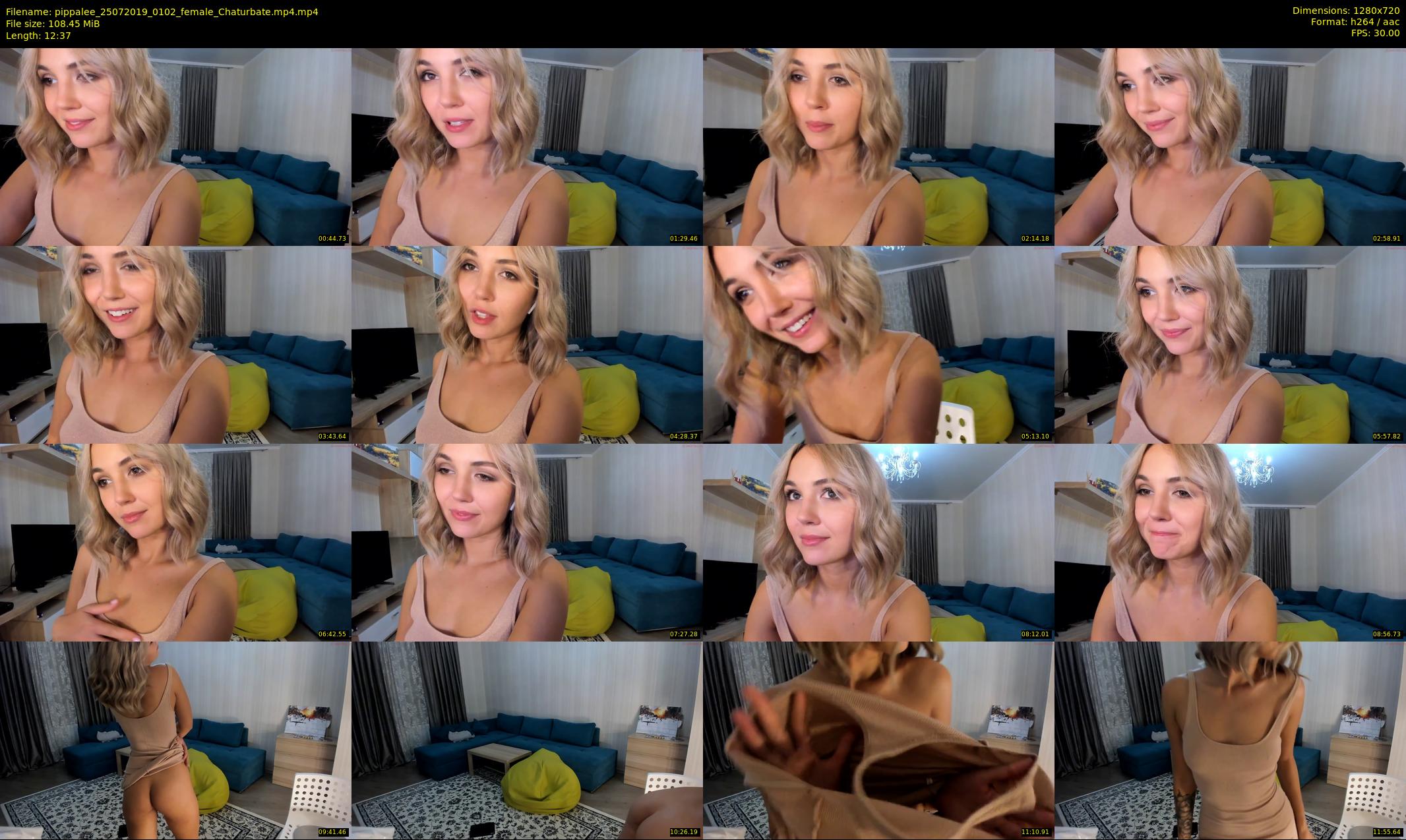 pippalee — 13 minute Chaturbate female cam show recording, 720p, Jul 25, 2019