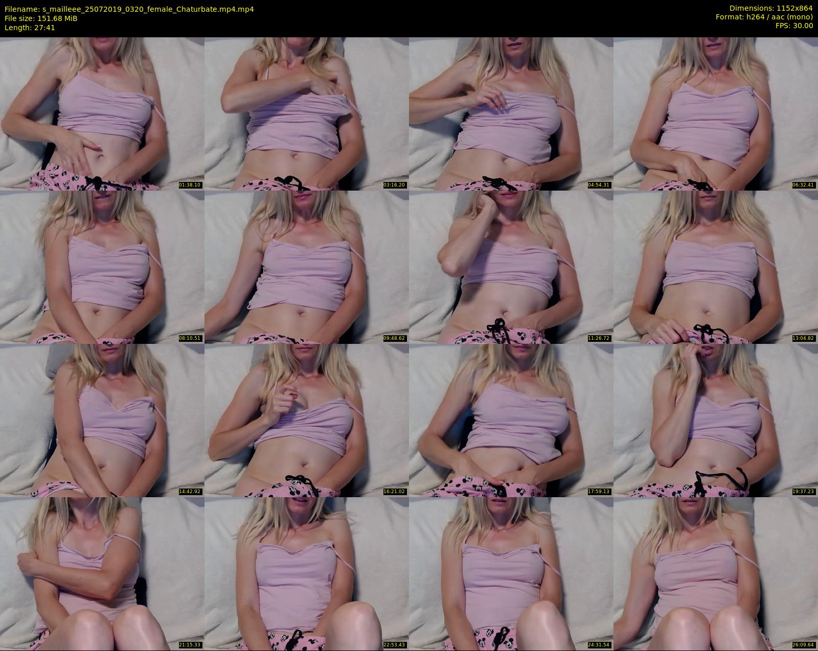 s_mailleee — 28 minute Chaturbate female cam show recording, 720p, Jul 25, 2019
