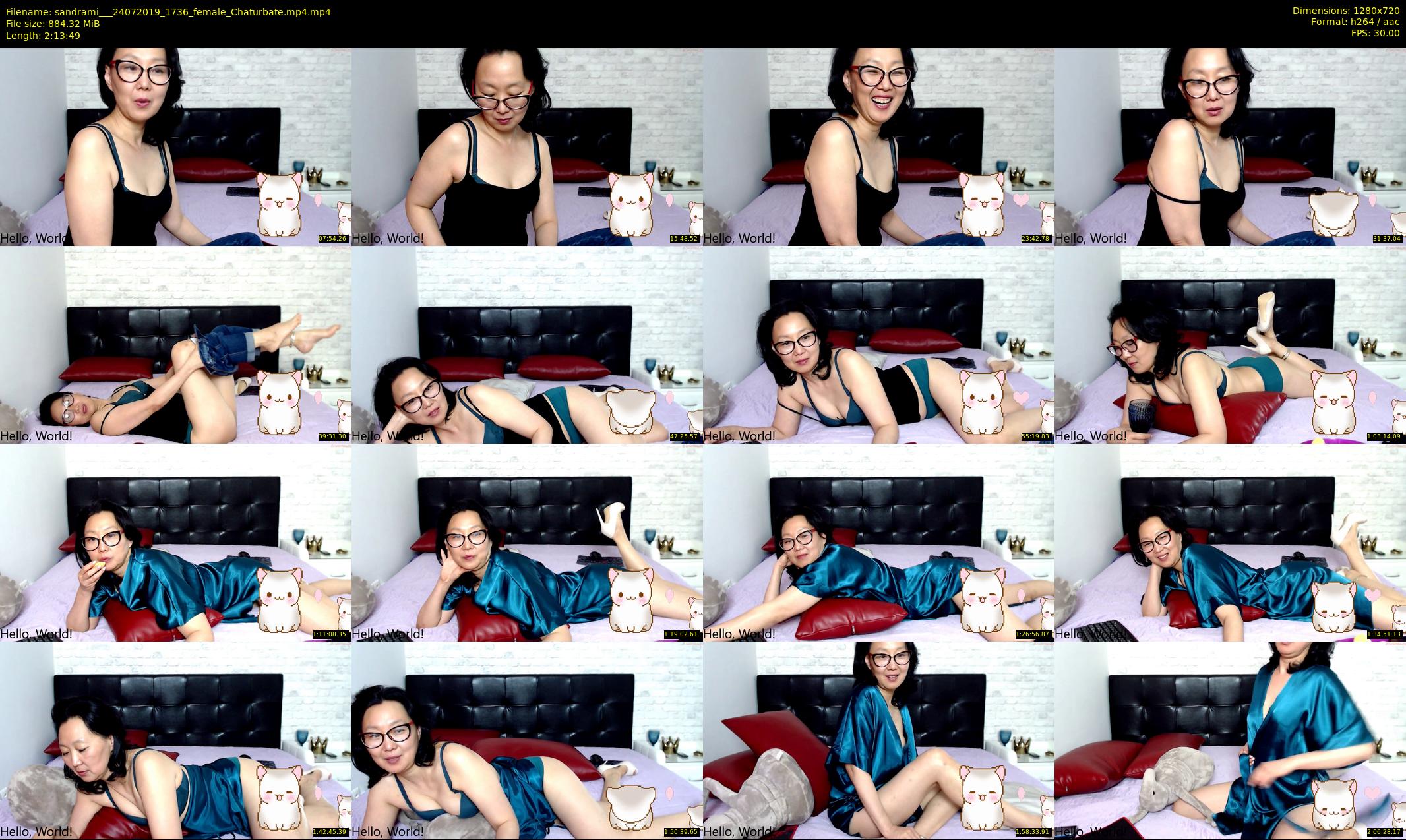 sandrami__ — 134 minute Chaturbate female cam show recording, 720p, Jul 24, 2019