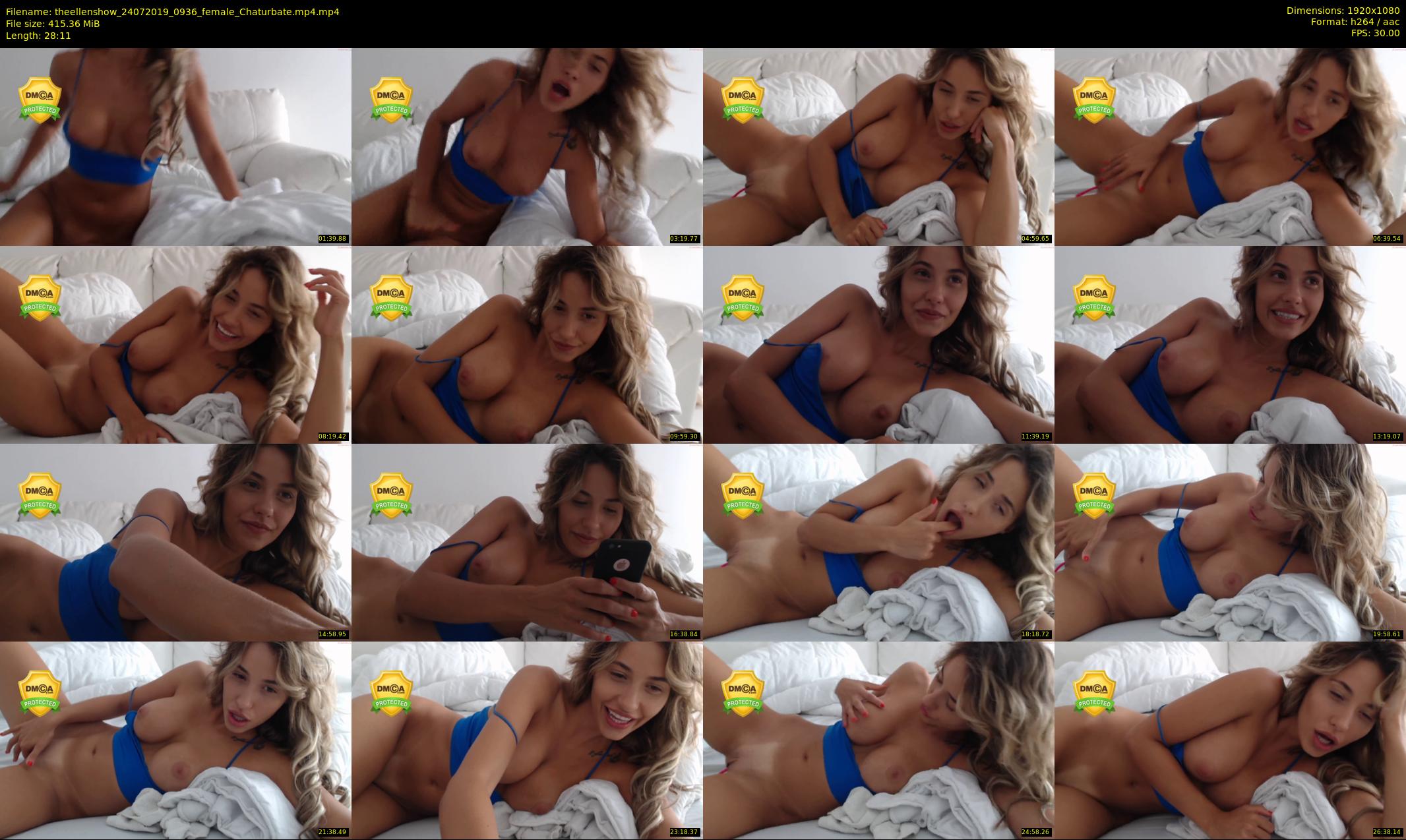 theellenshow — 29 minute Chaturbate female cam show recording, 1080p, Jul 24, 2019