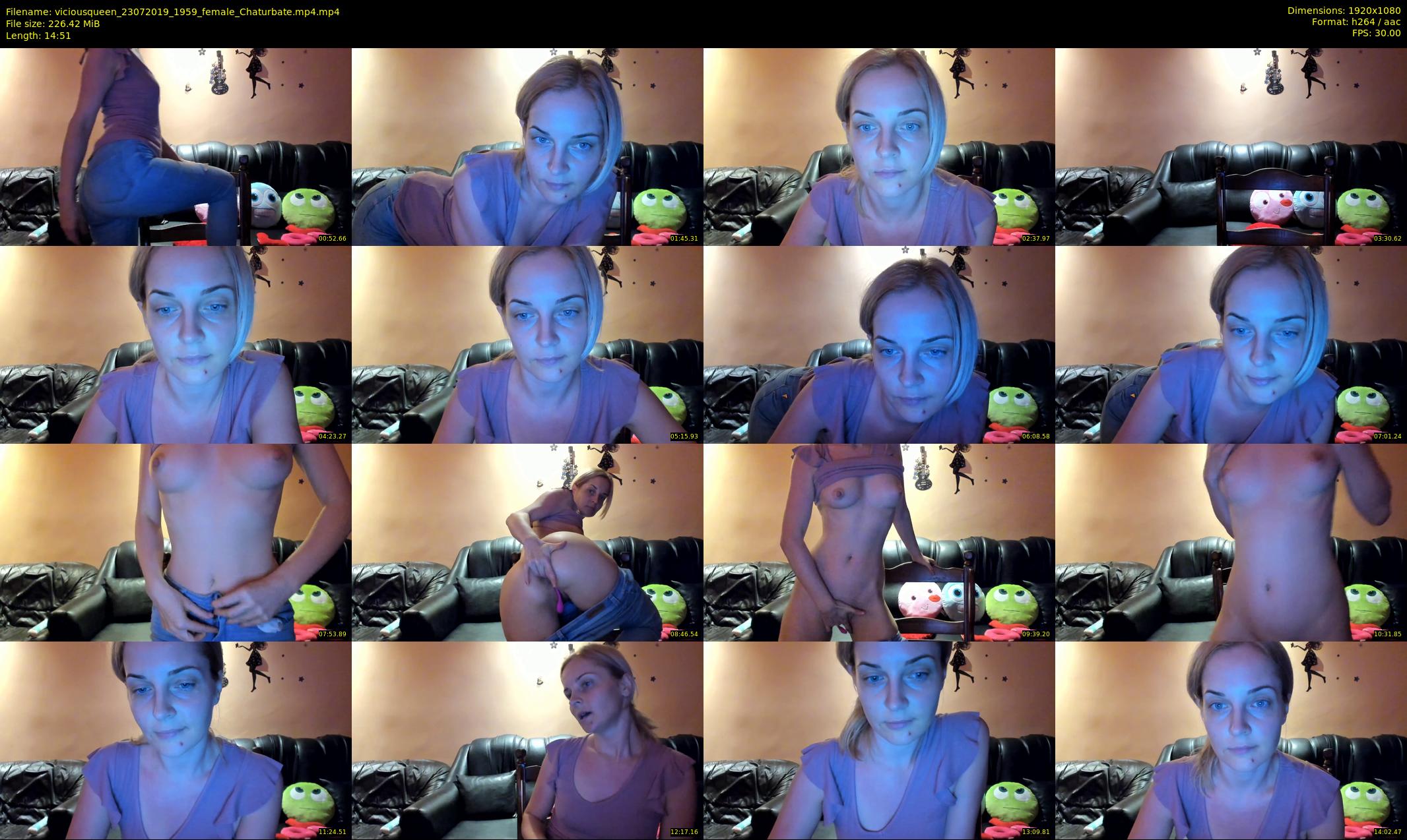 viciousqueen — 15 minute Chaturbate female cam show recording, 1080p, Jul 23, 2019