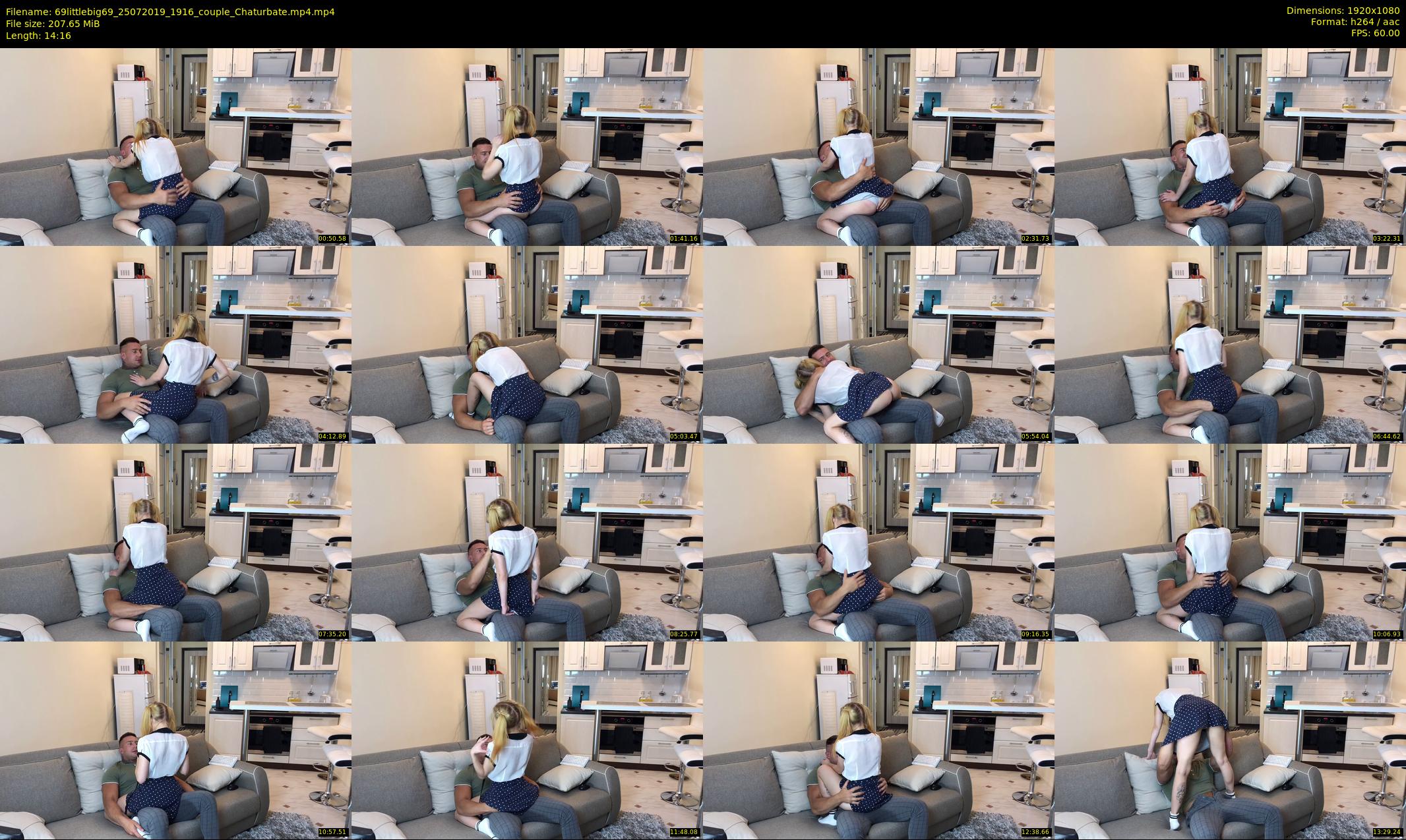 69littlebig69 — 15 minute Chaturbate couple cam show recording, 1080p, Jul 25, 2019