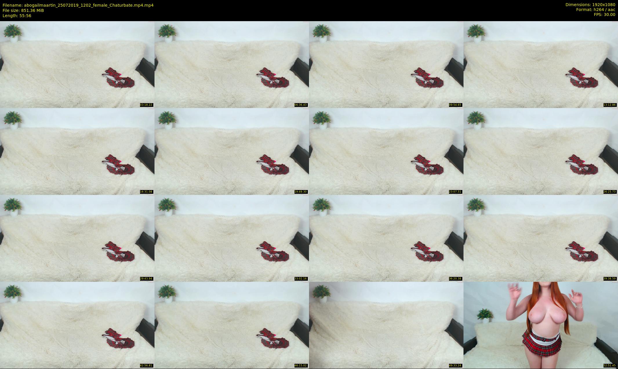 abogailmaartin — 56 minute Chaturbate female cam show recording, 1080p, Jul 25, 2019