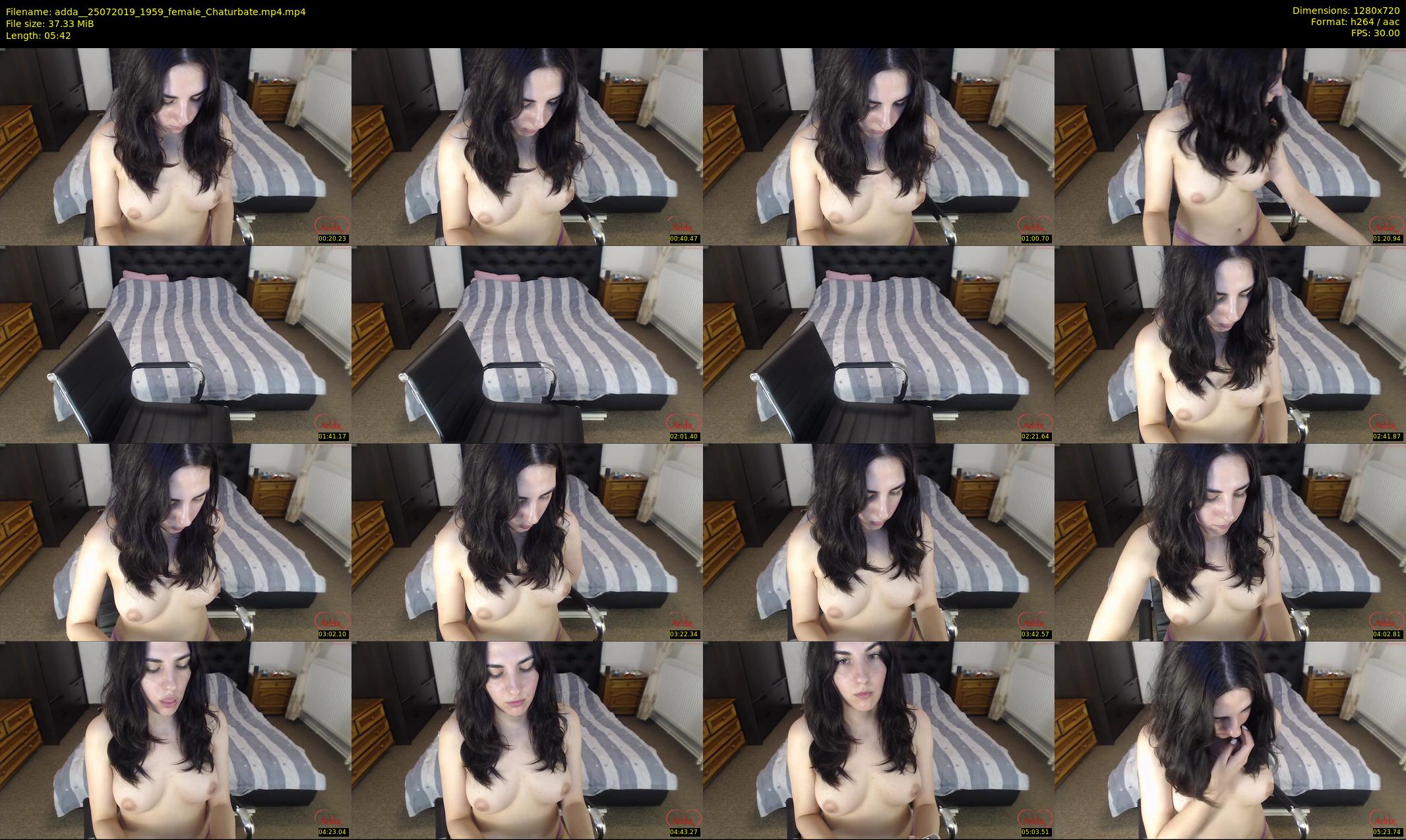 adda_ — 6 minute Chaturbate female cam show recording, 720p, Jul 25, 2019